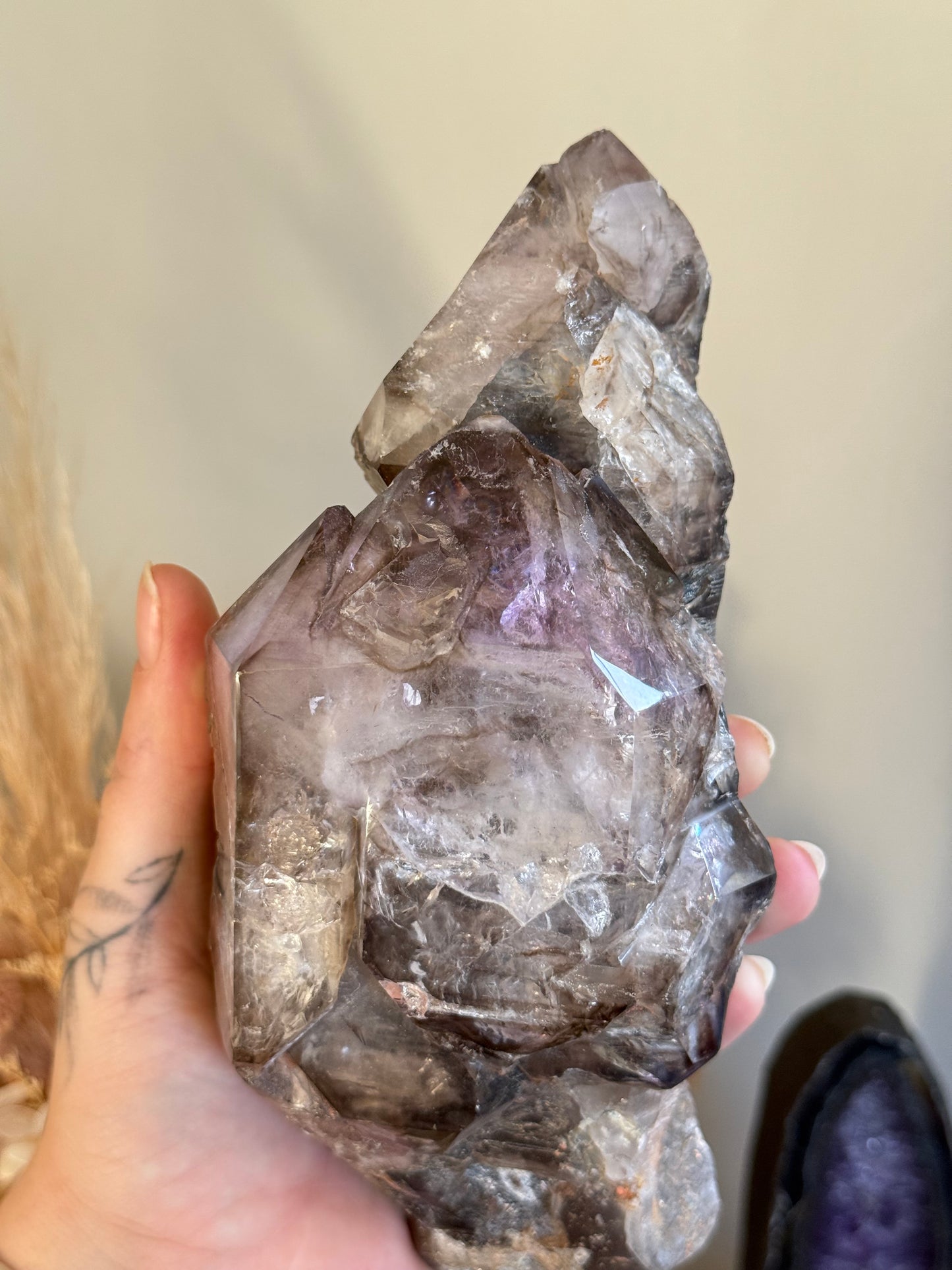 Elestial Smoky Amethyst