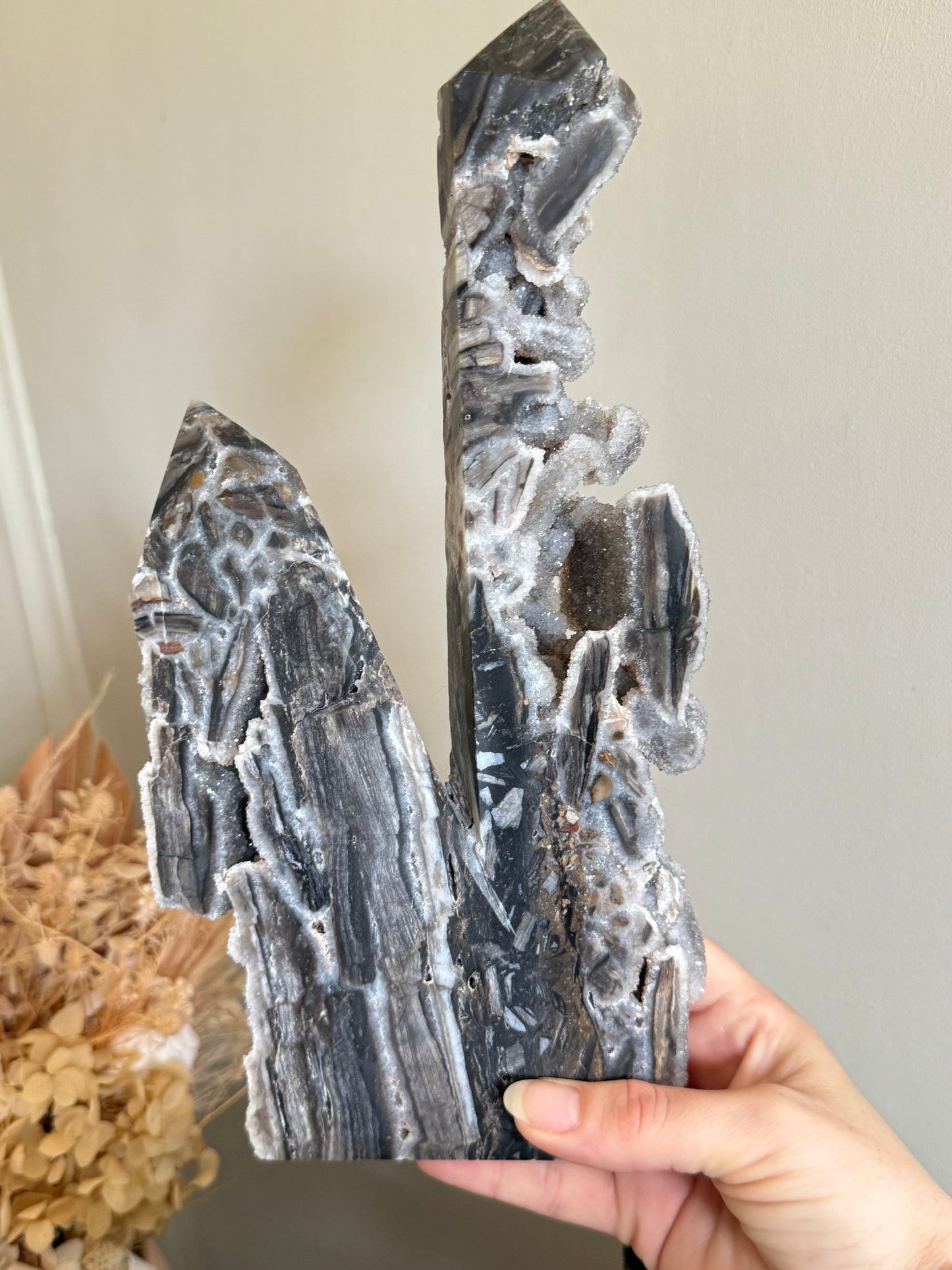 Druzy Sphalerite Double Point
