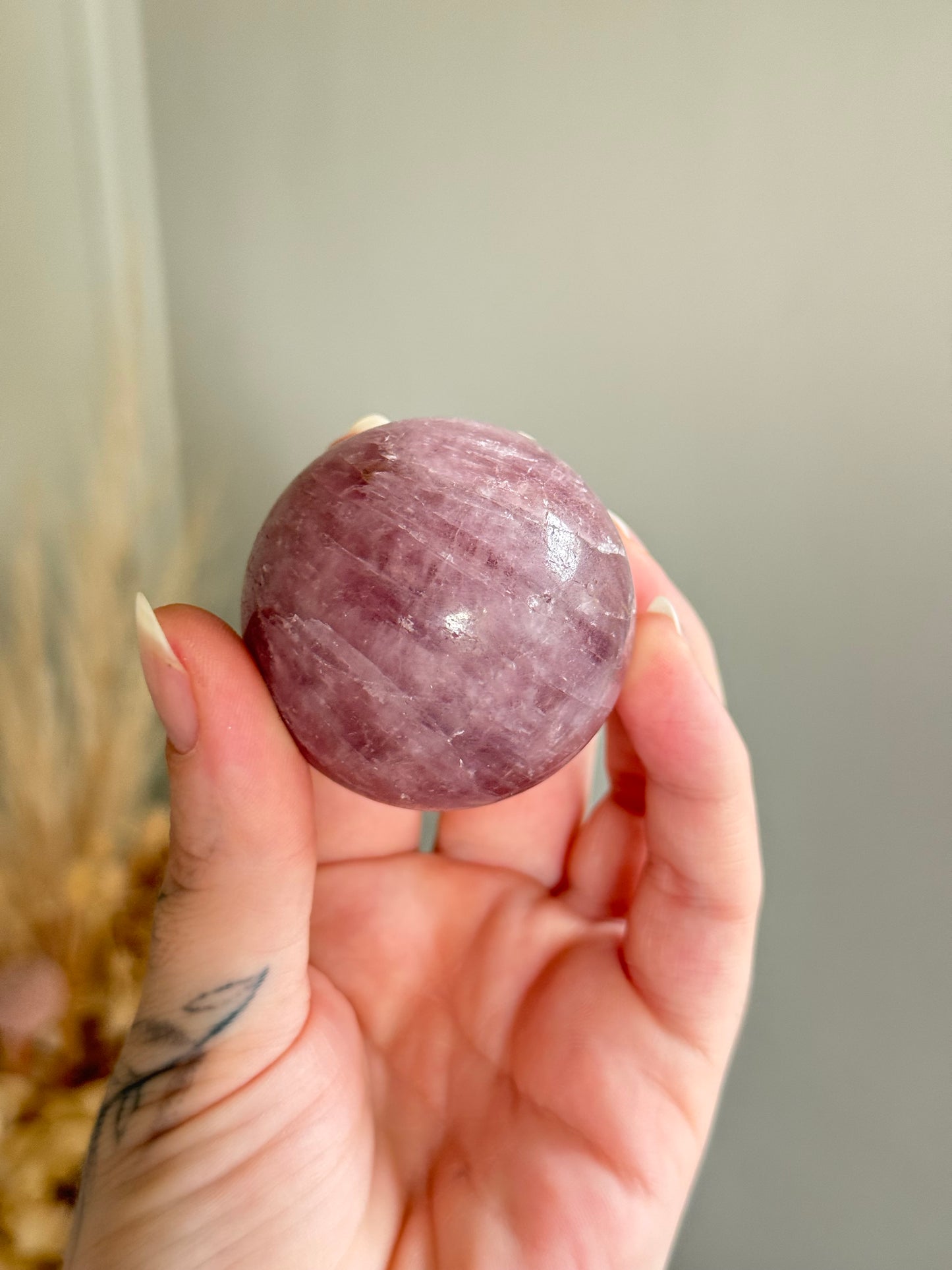 Pink Purple Tourmaline Sphere