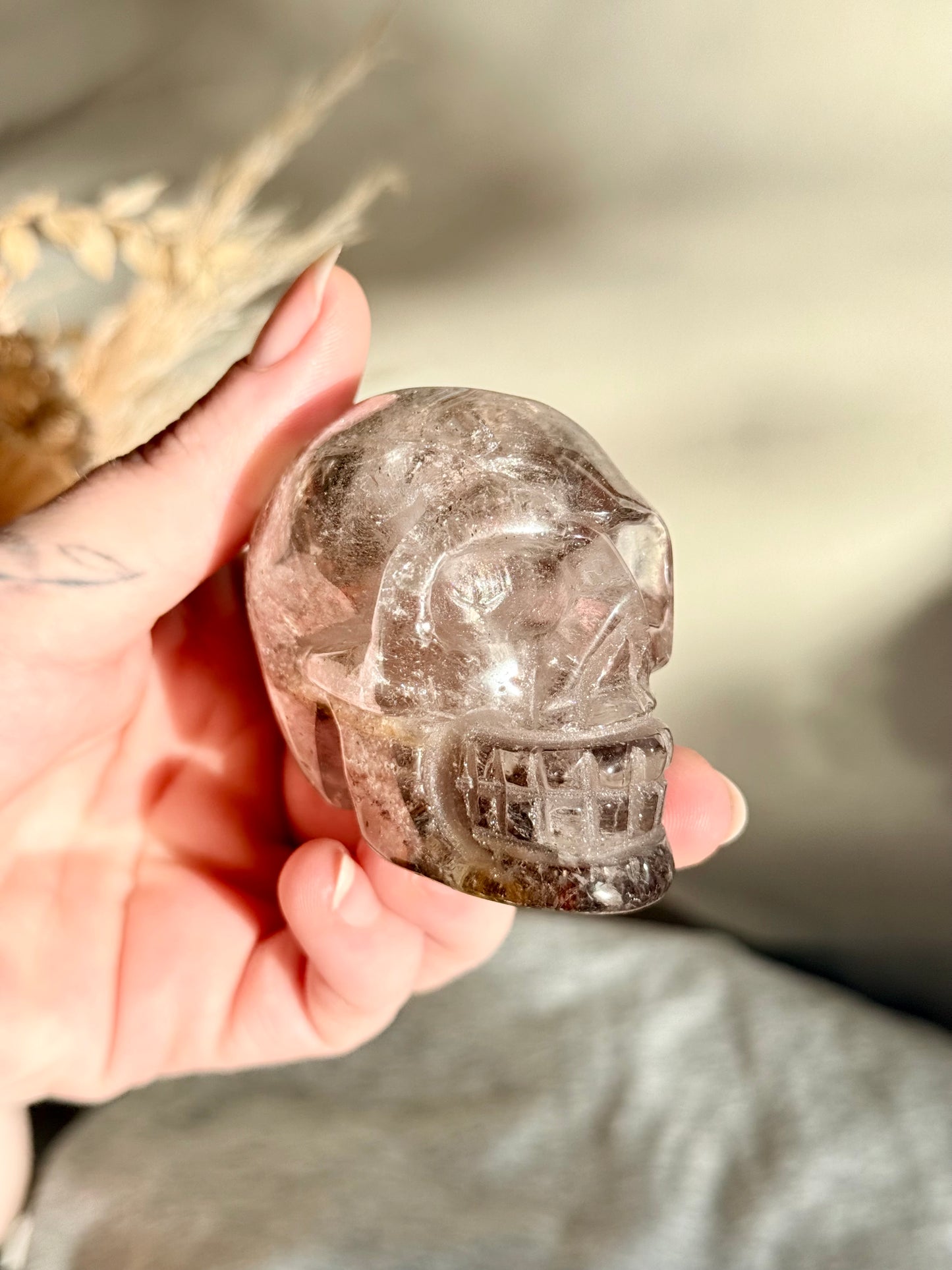Garden Quartz Skull