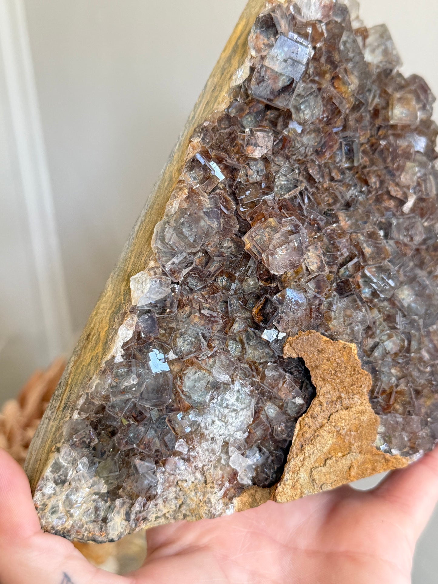 Garden Cubic Fluorite Cluster