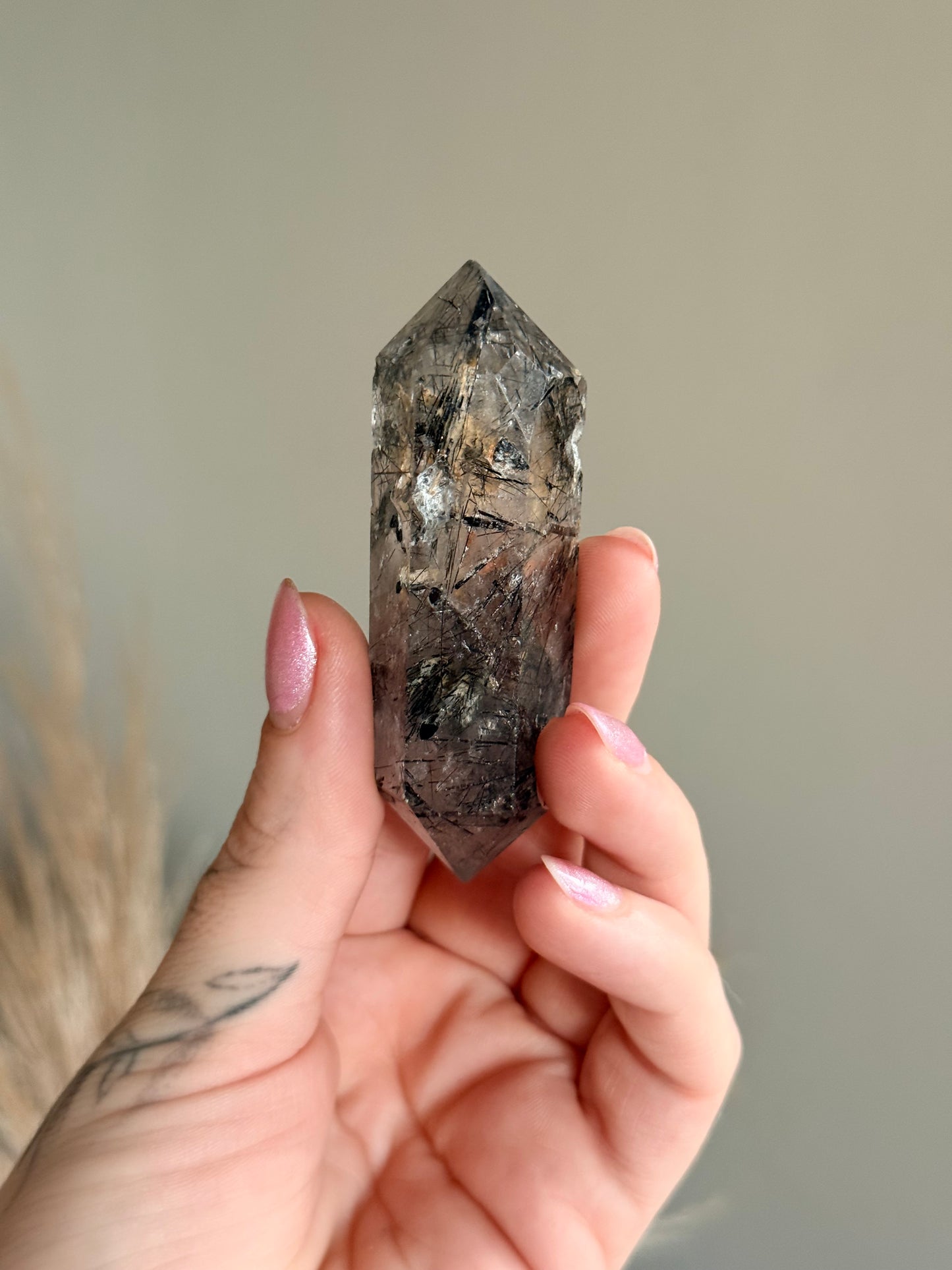 Tourmalinated Quartz DT Point