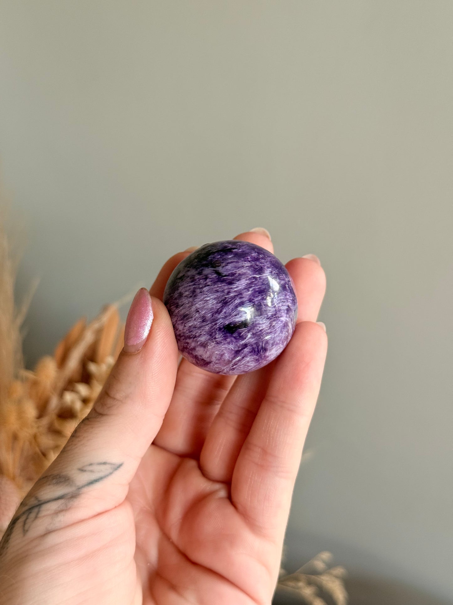Charoite Sphere