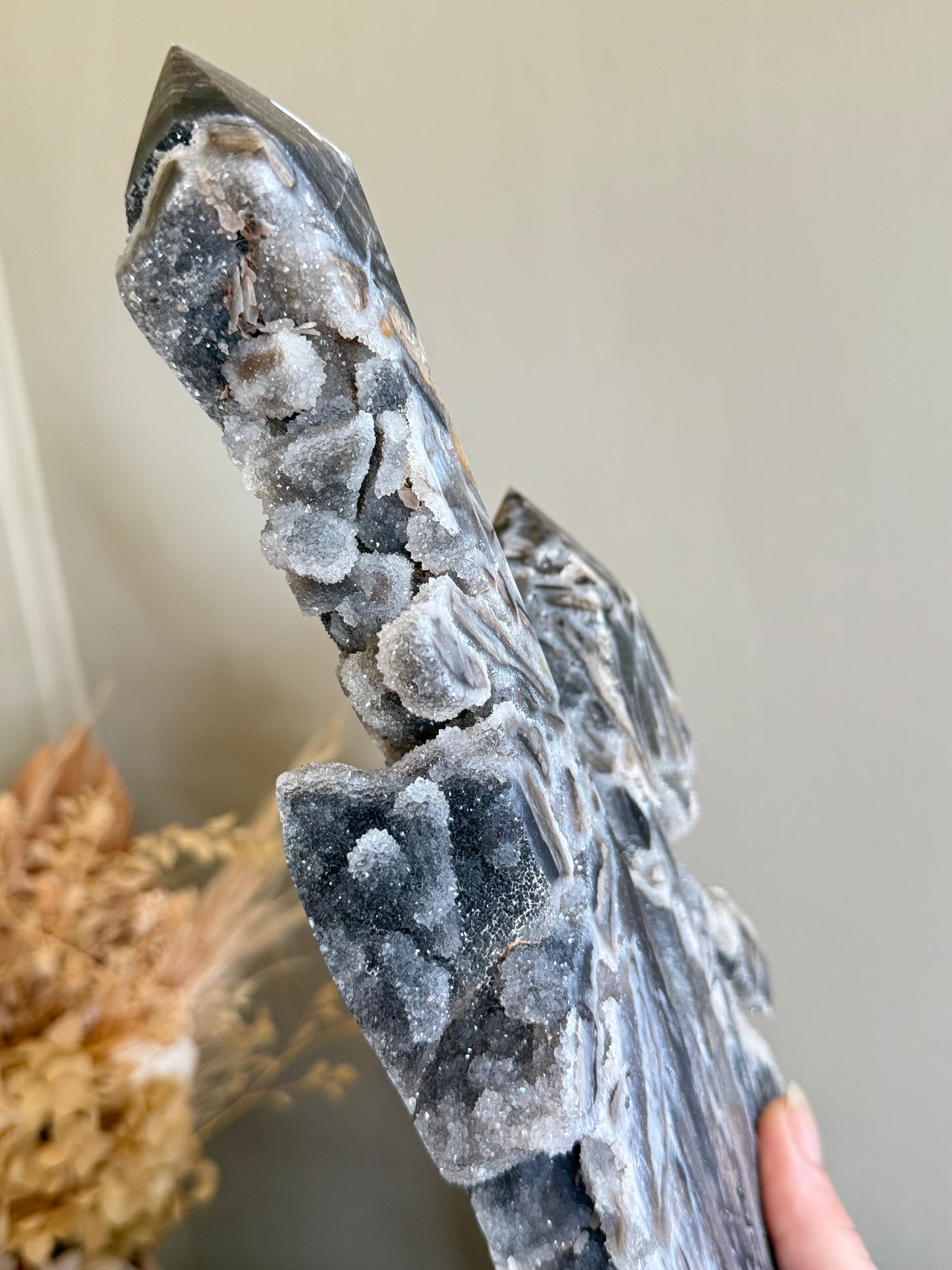 Druzy Sphalerite Double Point