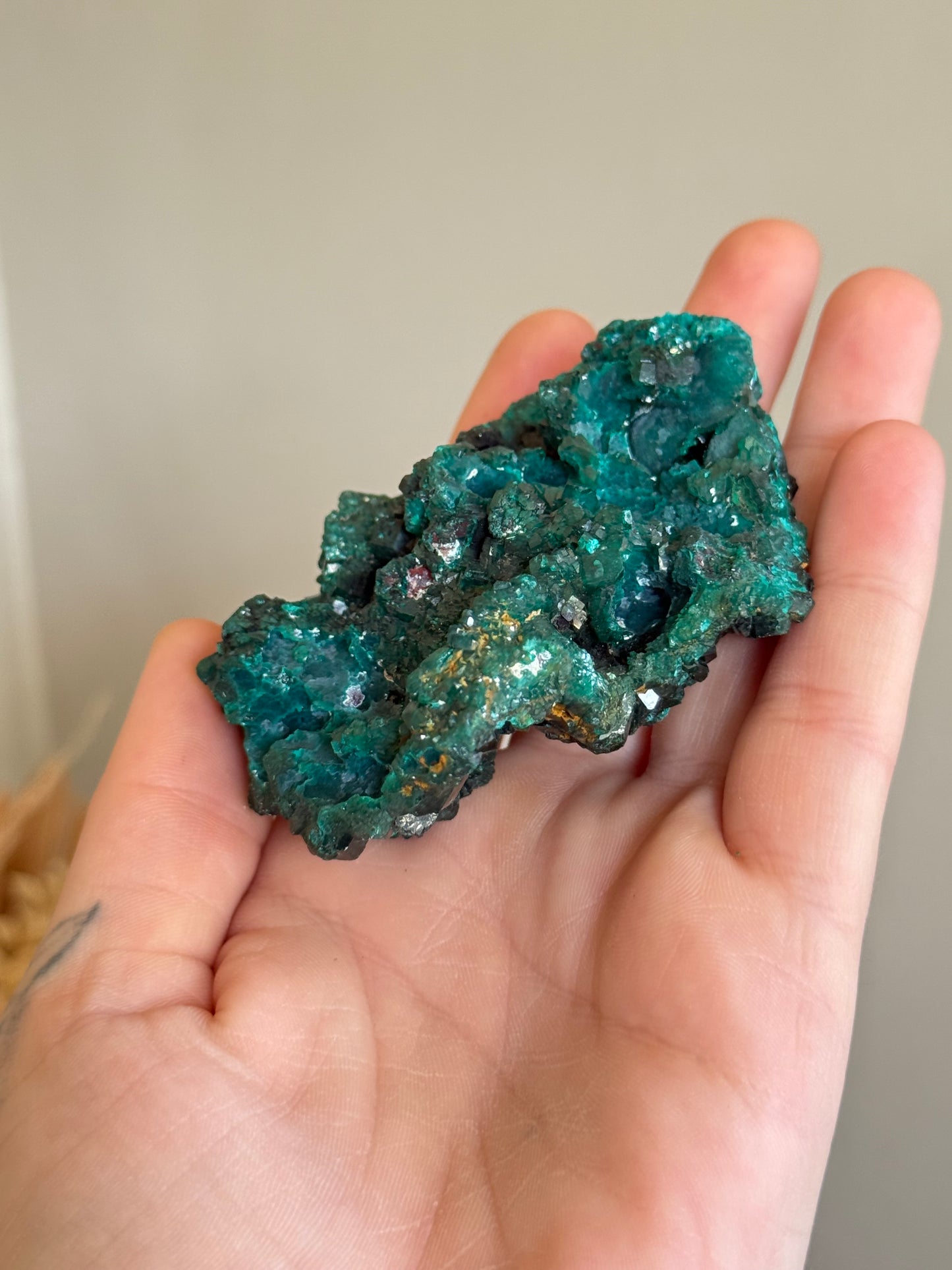 Raw Dioptase