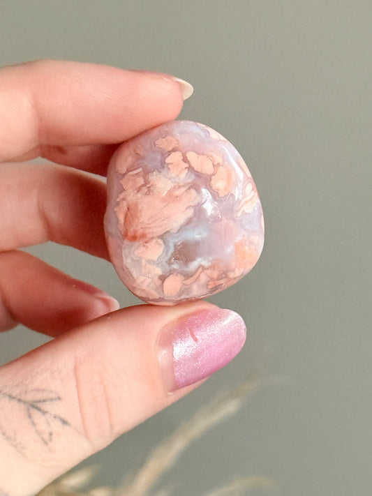Pink Agate Tumble