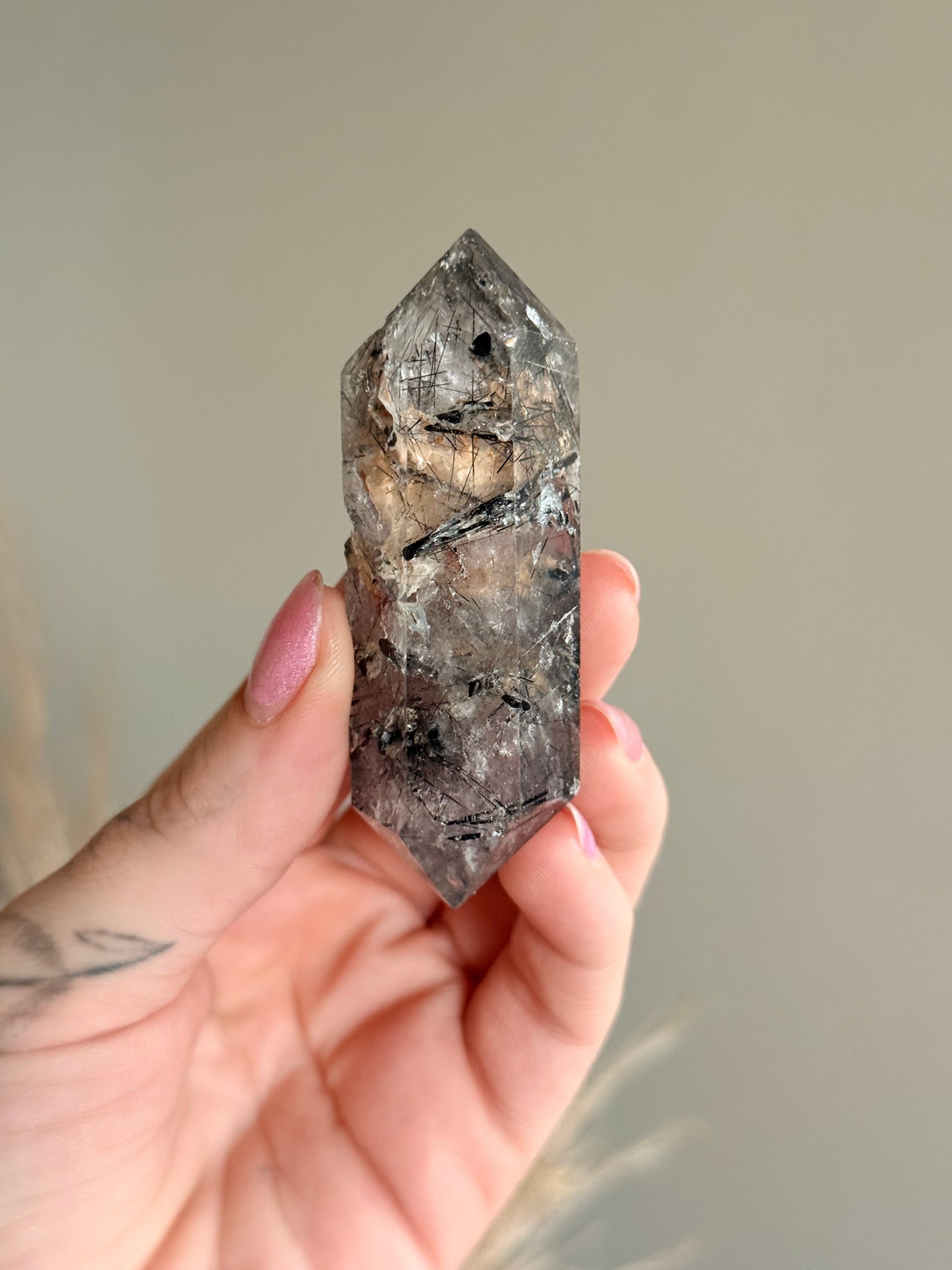 Tourmalinated Quartz DT Point