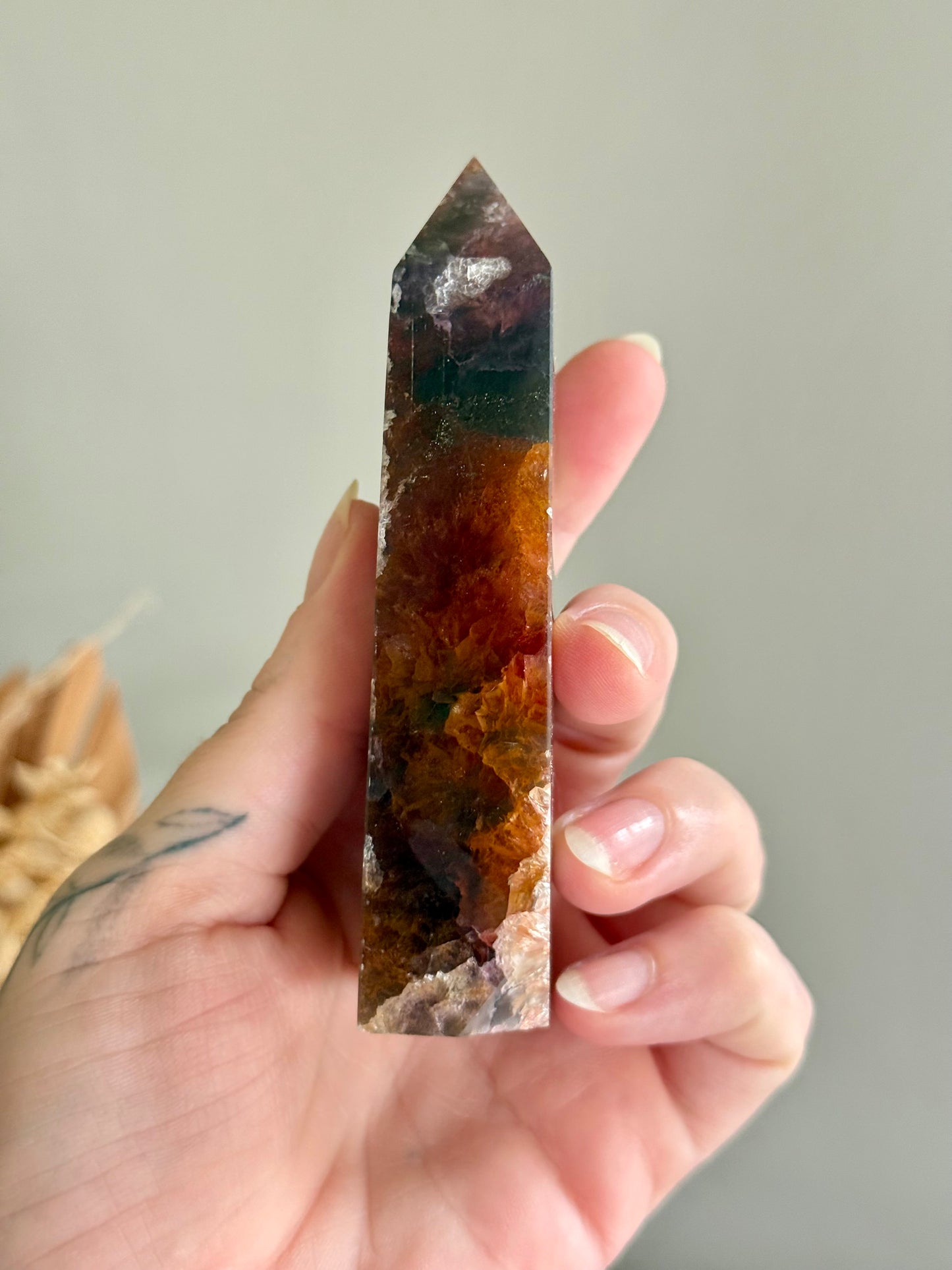 Fluorite Garden Pyrite Mixed Point