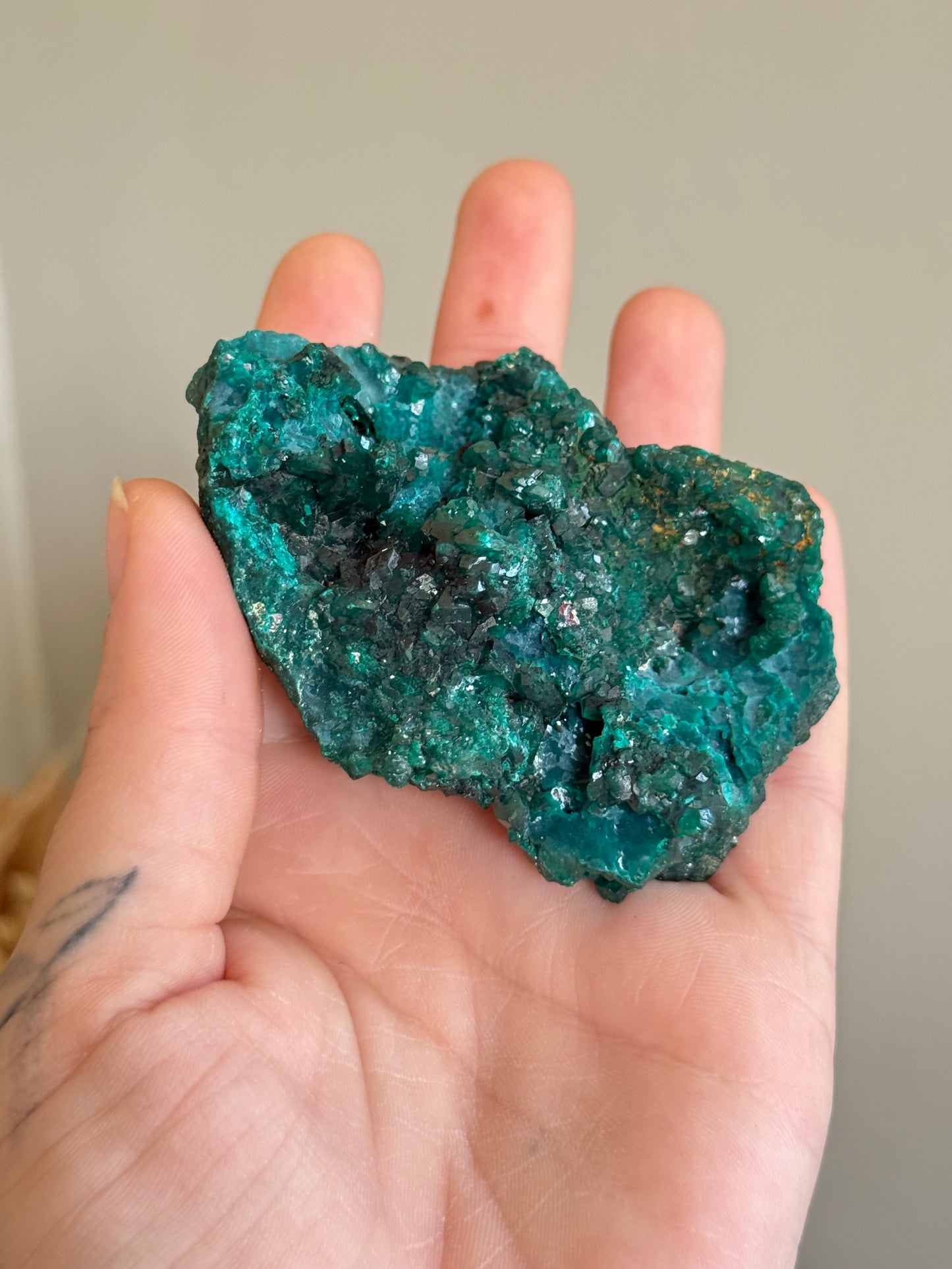 Raw Dioptase