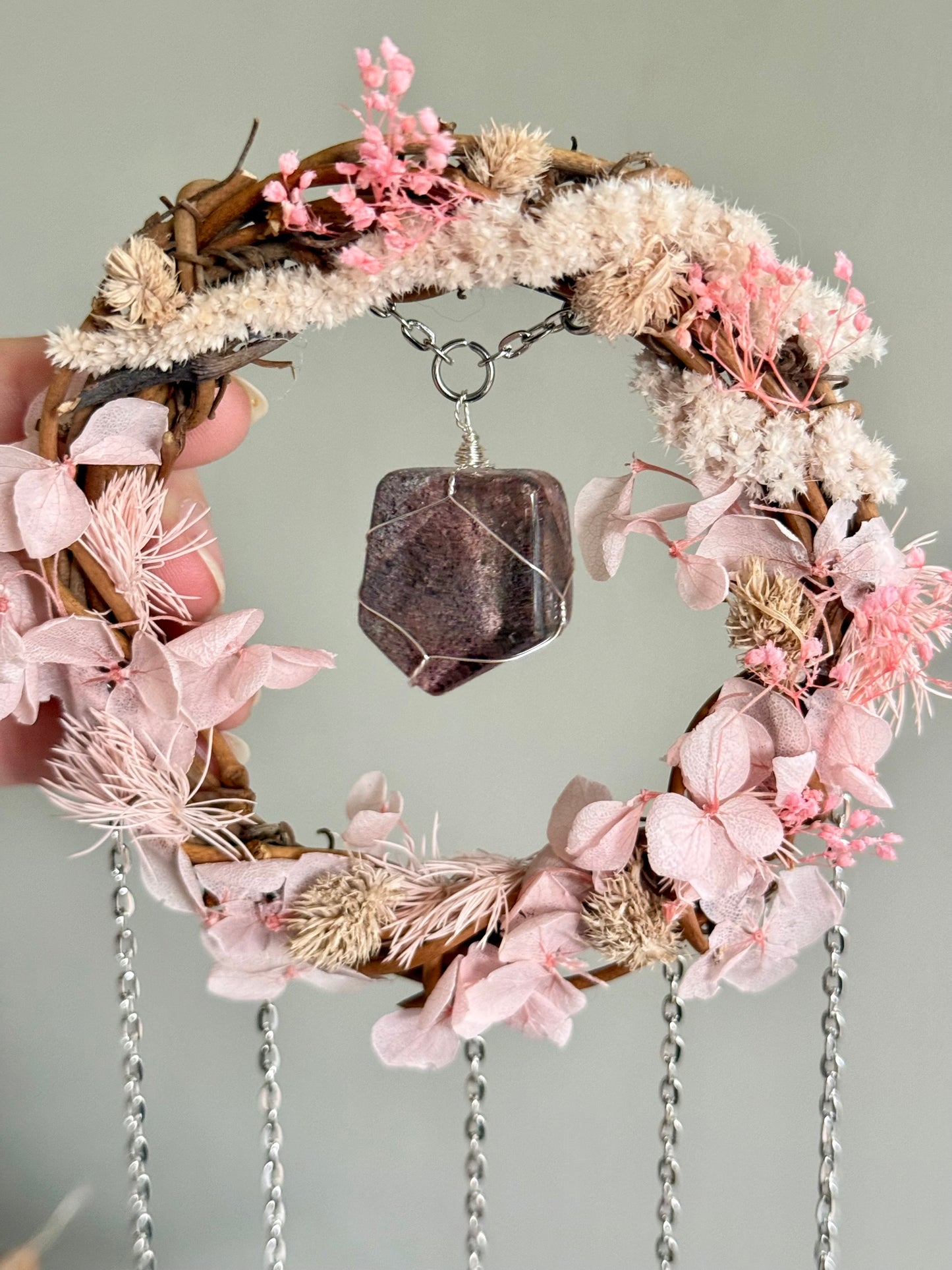 10cm Garden Quartz Wreath