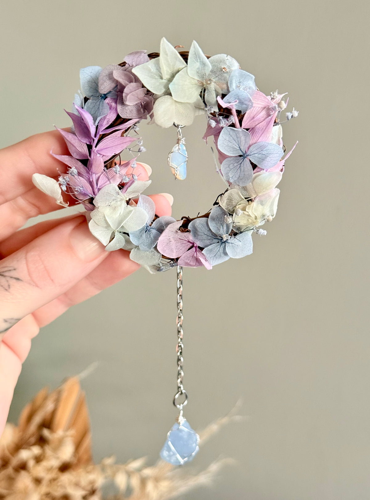6cm Opal Wreath
