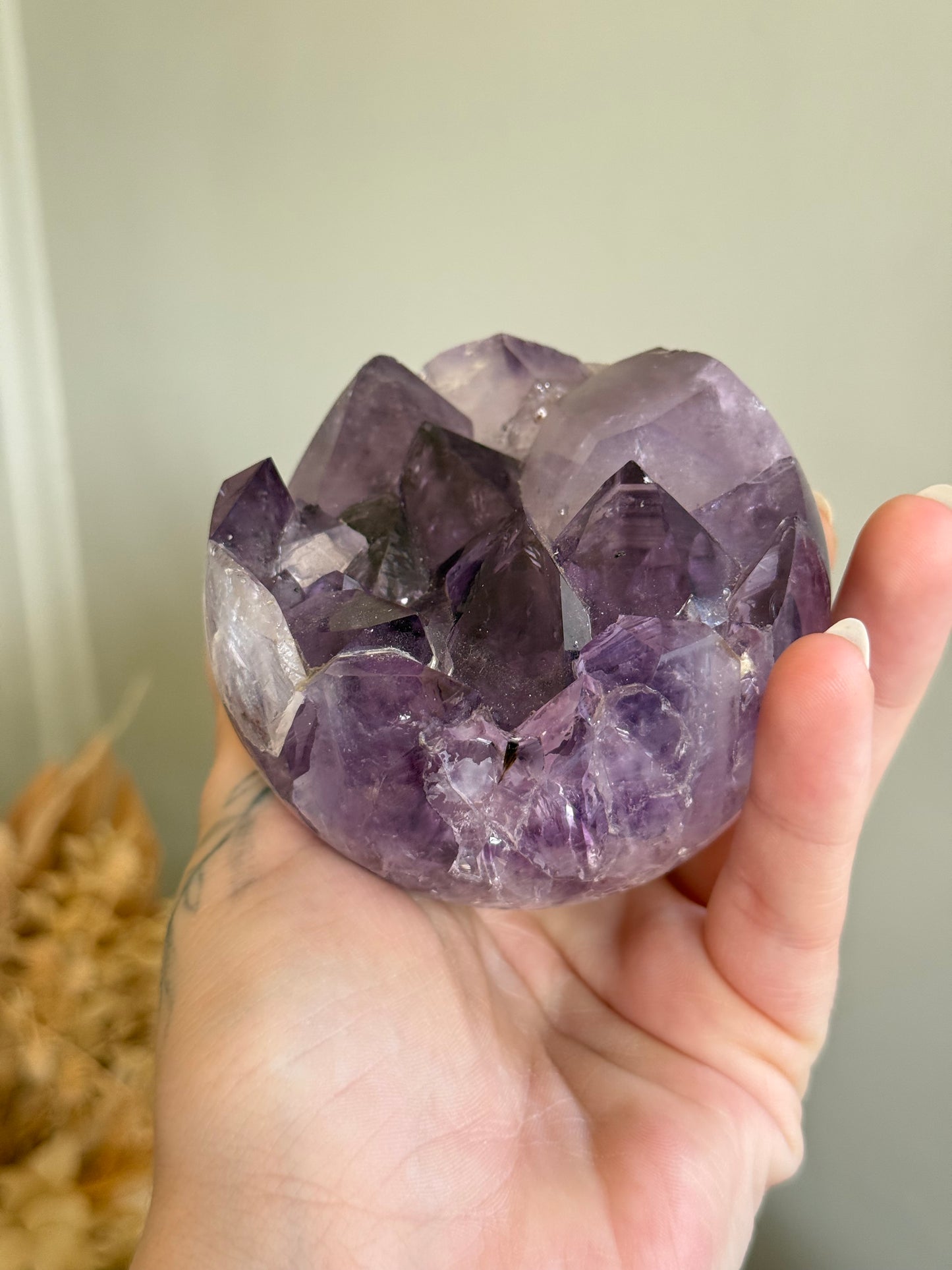Amethyst Cluster Sphere