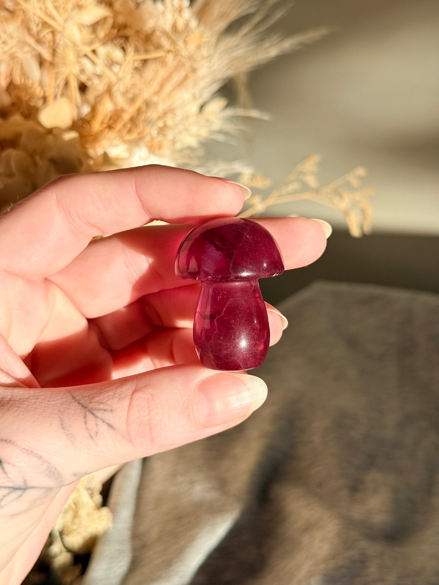 Fluorite Mushroom
