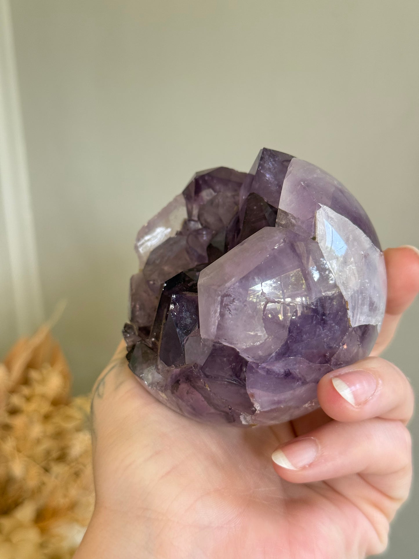 Amethyst Cluster Sphere