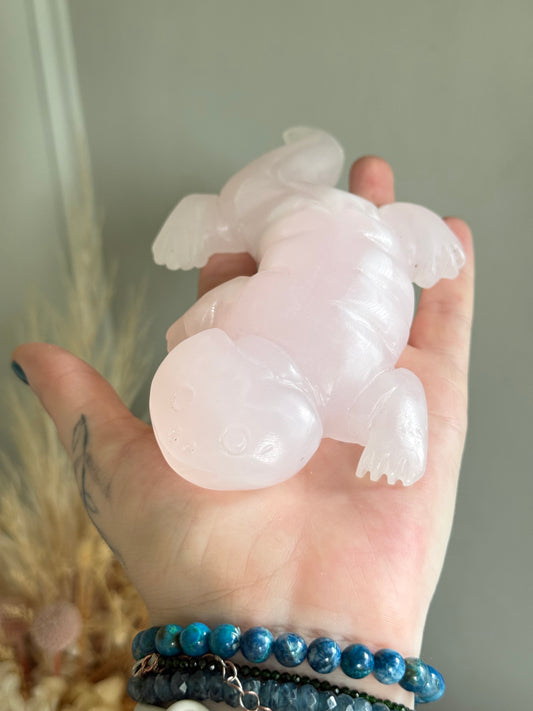 Pink Calcite Axalotl
