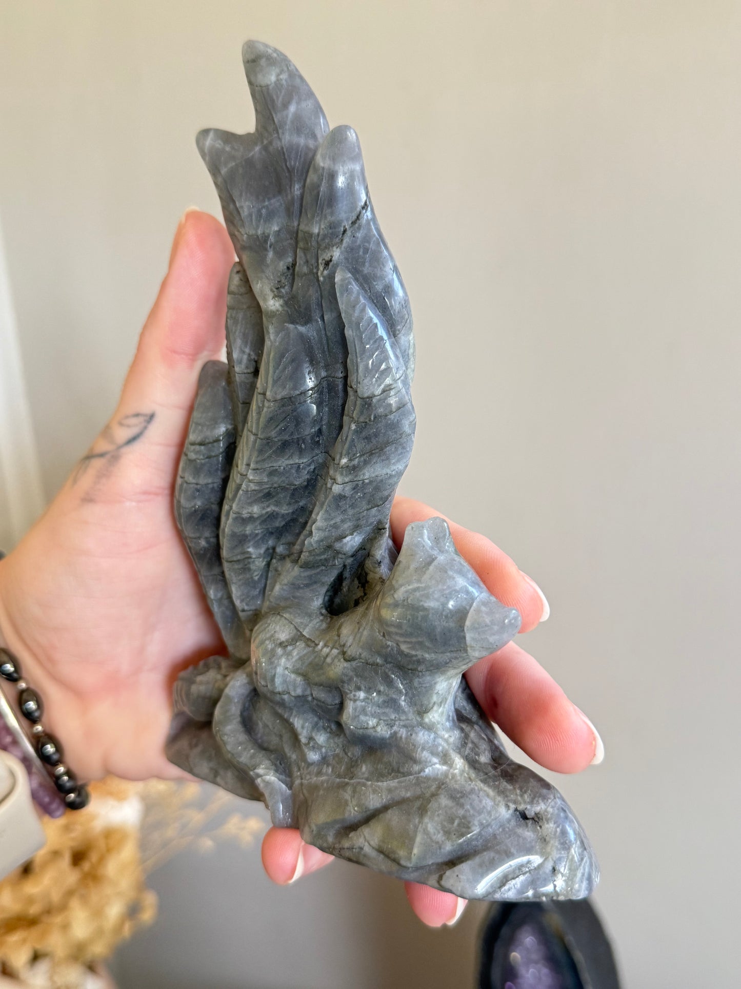 Labradorite 9 Tail Fox