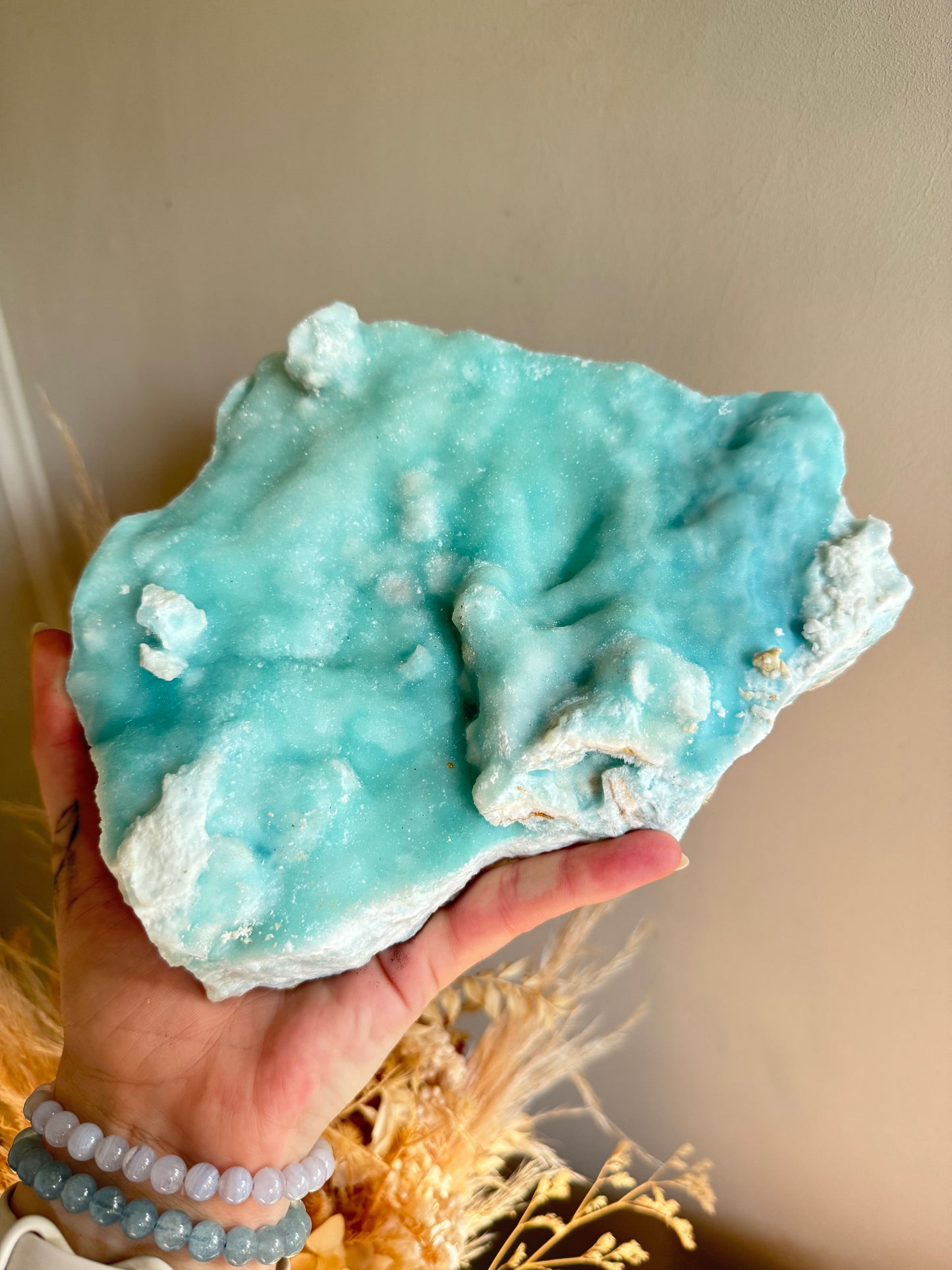 Blue Aragonite Cluster