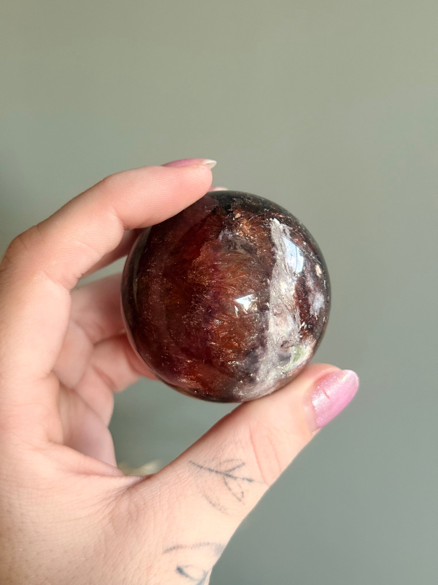 Fluorite Garden Pyrite Sphere