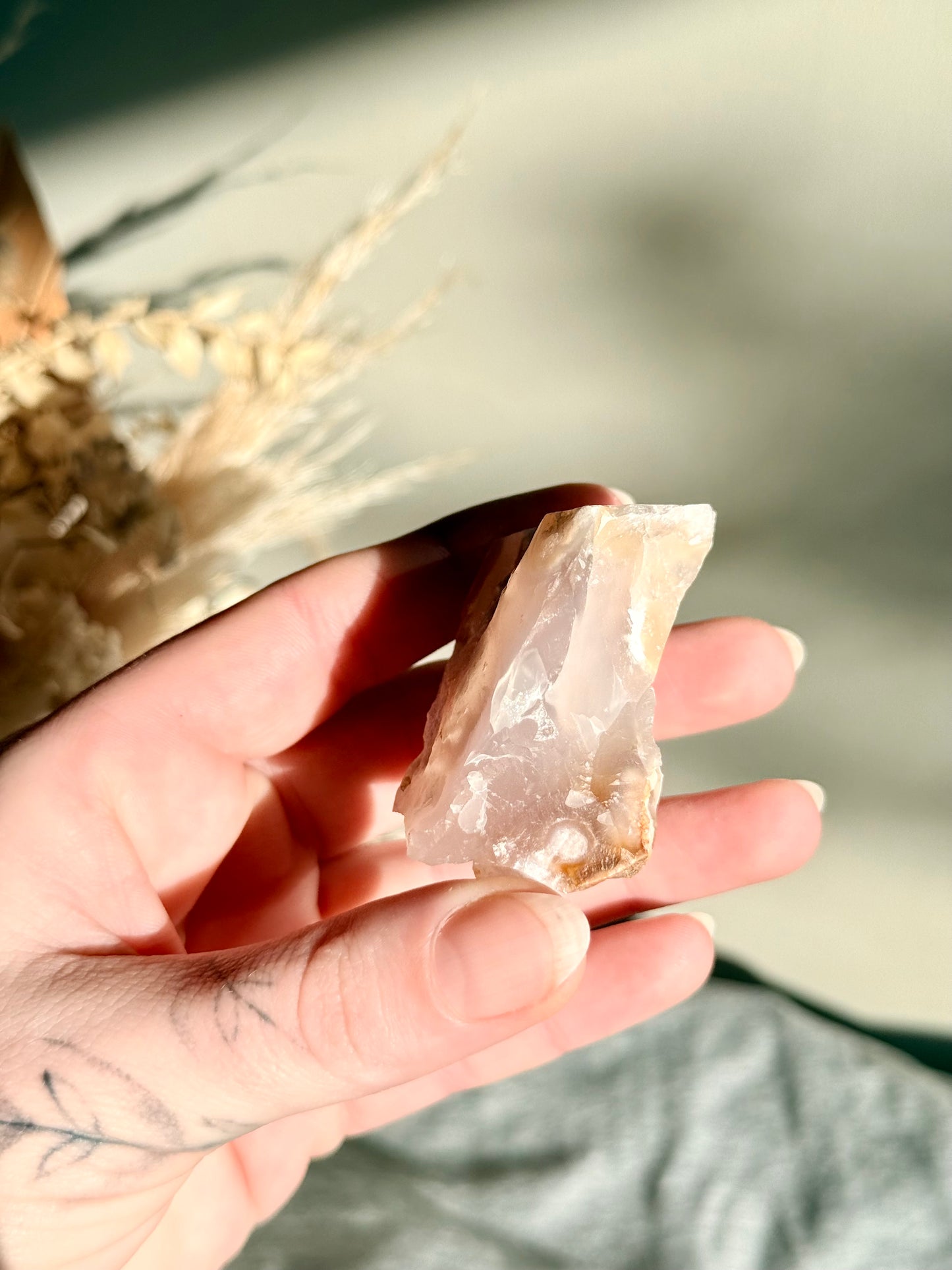 Raw Flower Agate