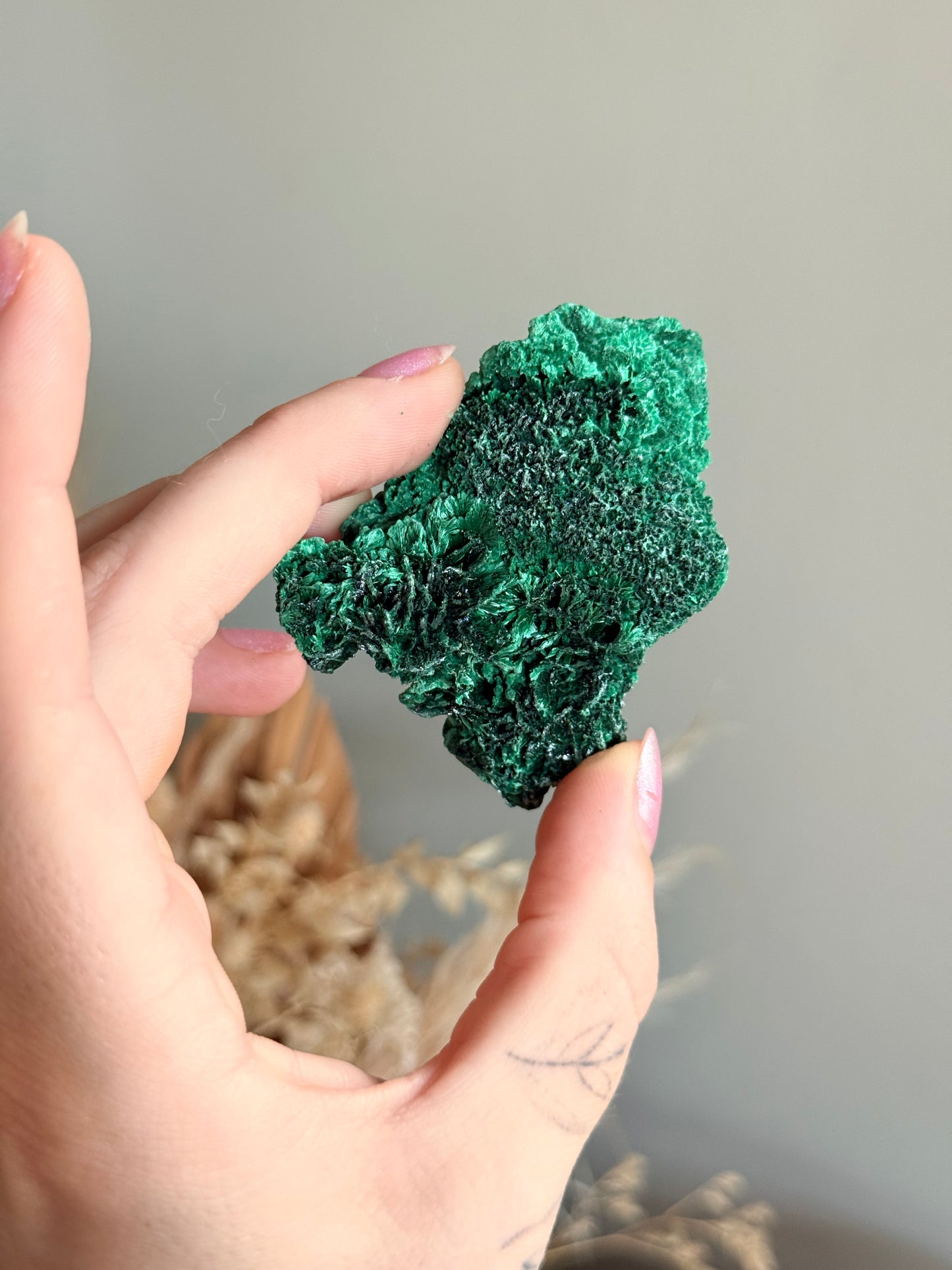 Raw Velvet Malachite