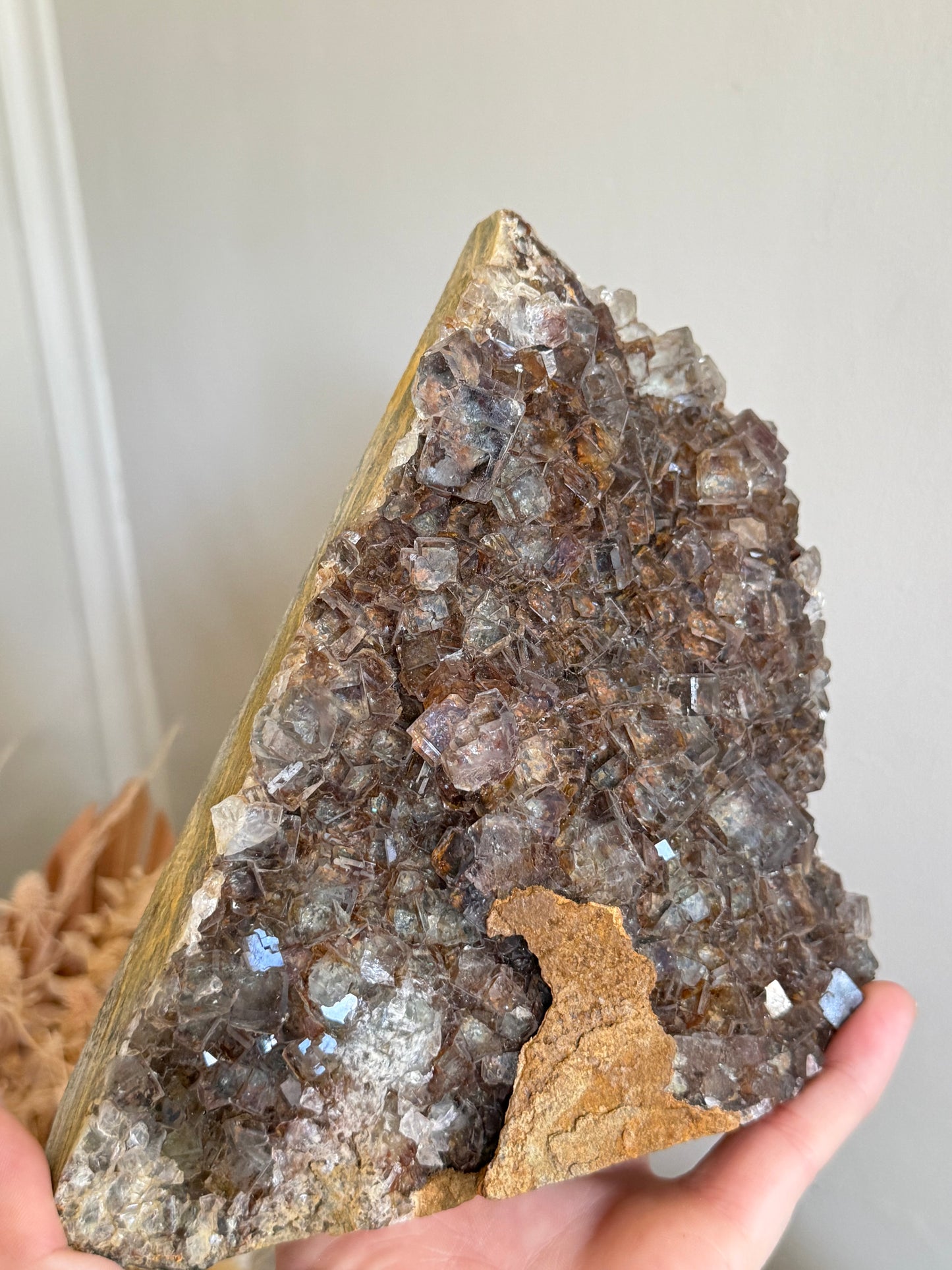 Garden Cubic Fluorite Cluster