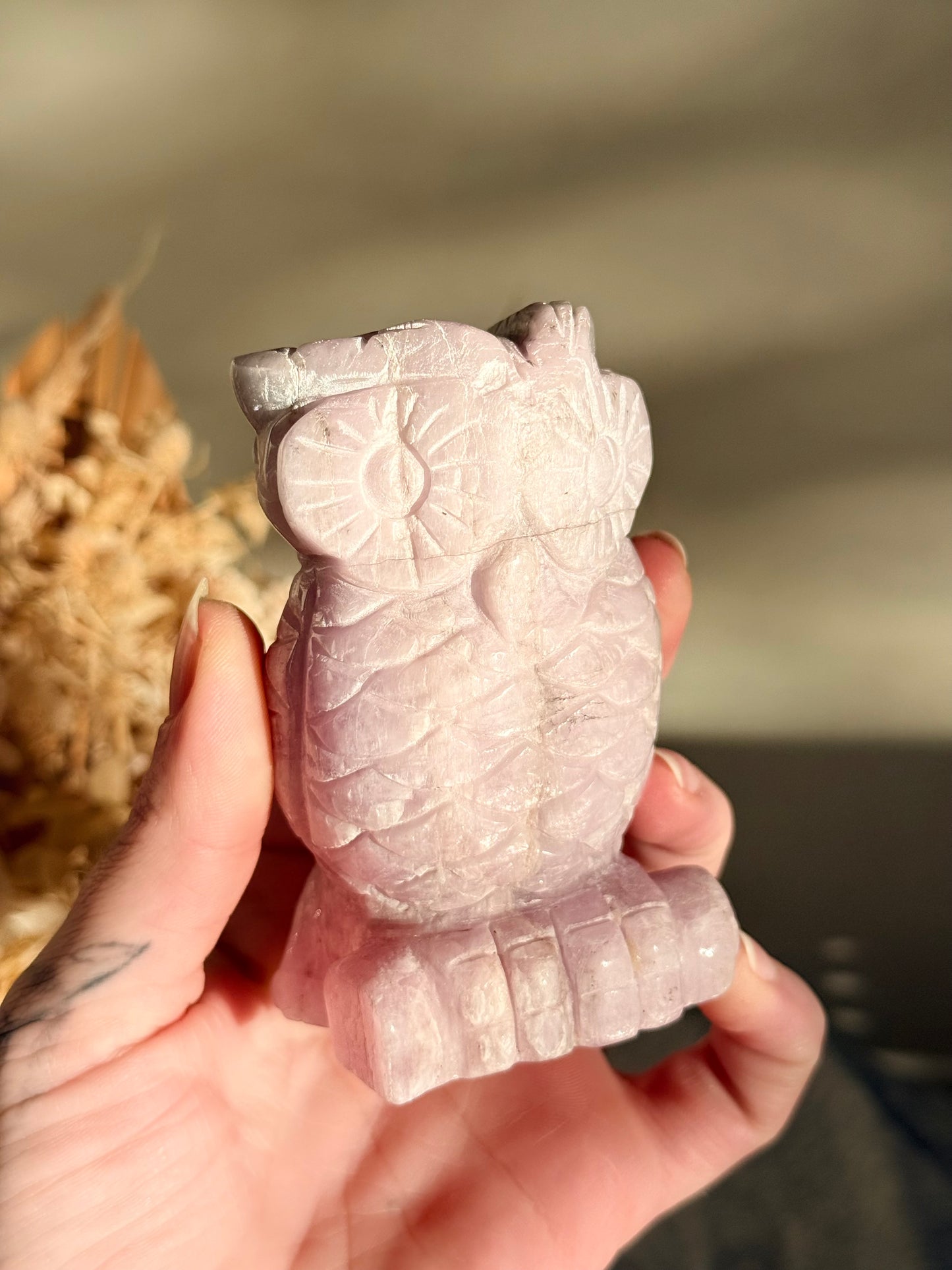 Kunzite Owl