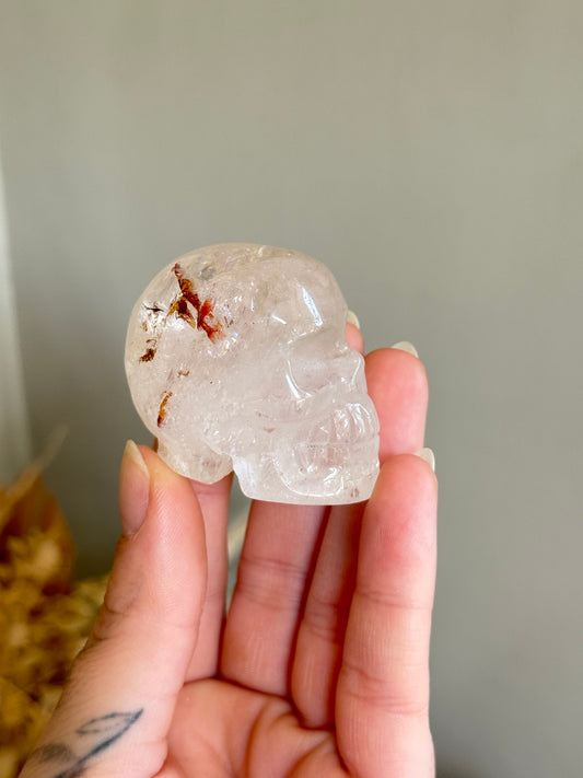 Garden Quartz Skull