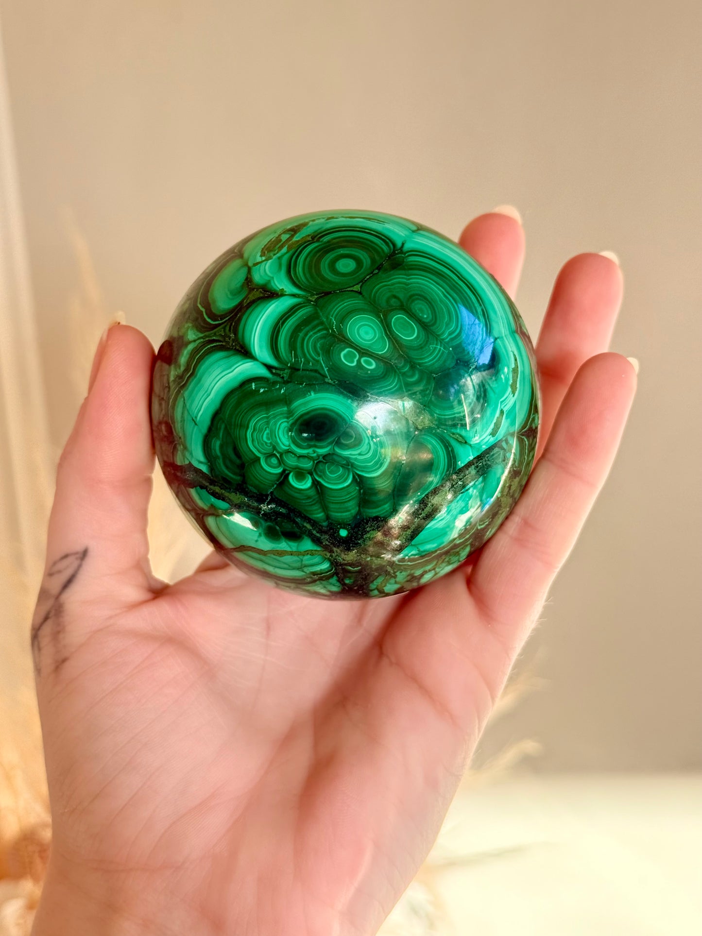 Malachite Sphere