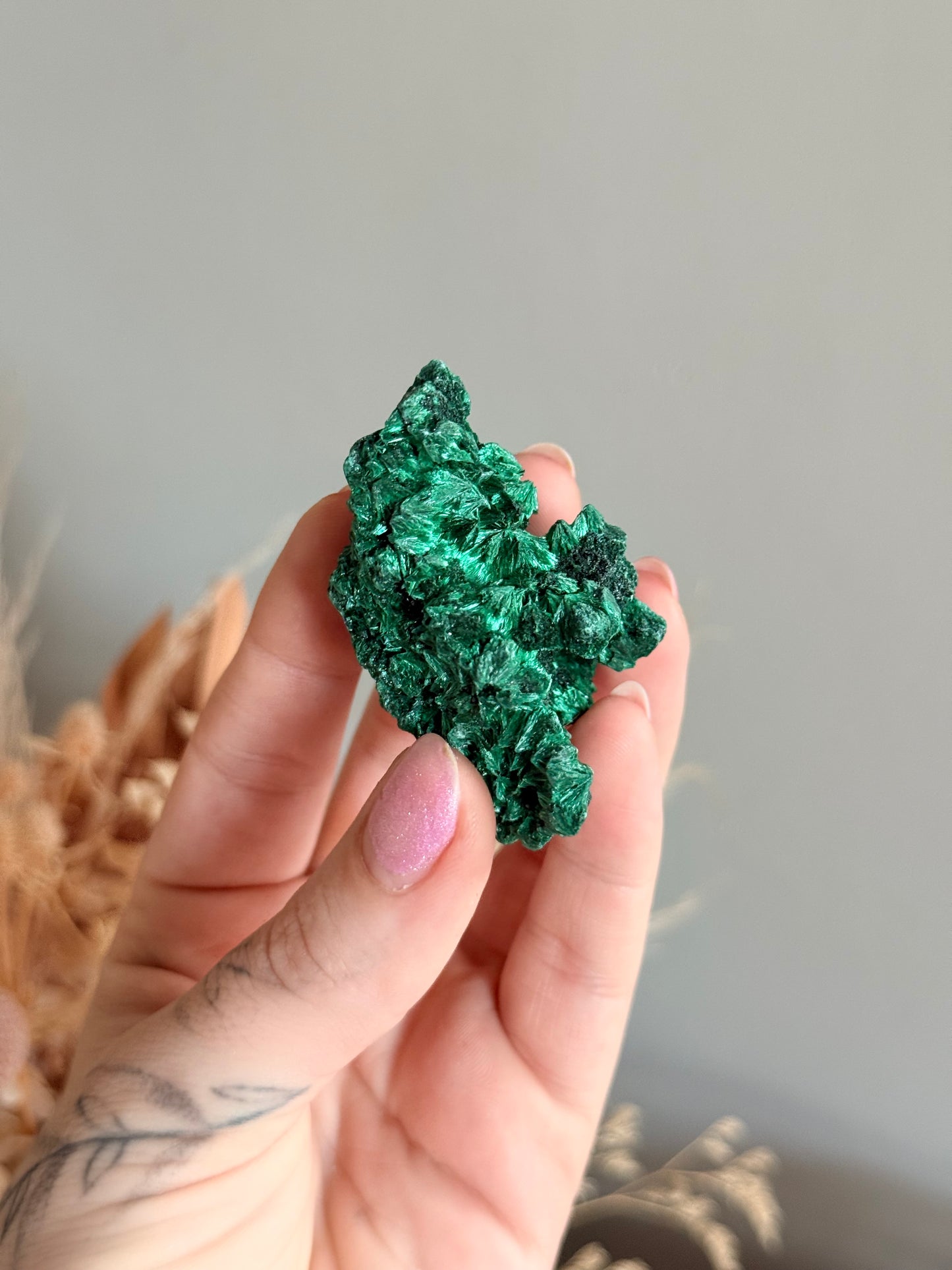 Raw Velvet Malachite