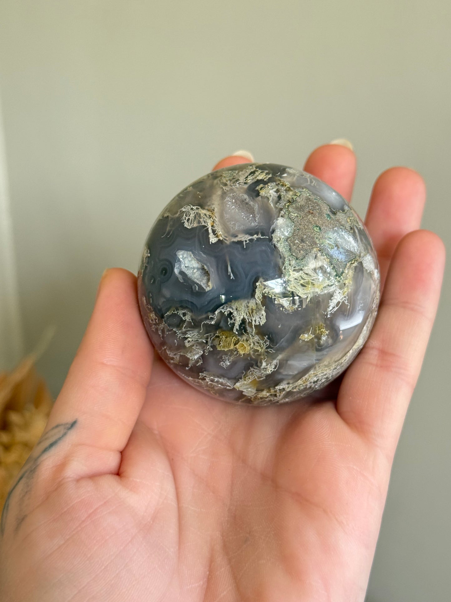 Moss Agate Sphere