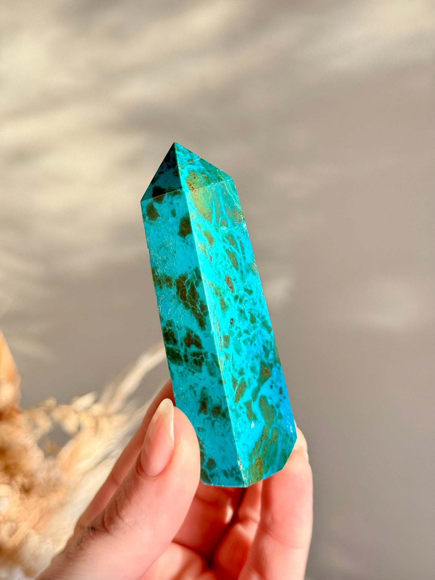 Chrysocolla and Malachite Point