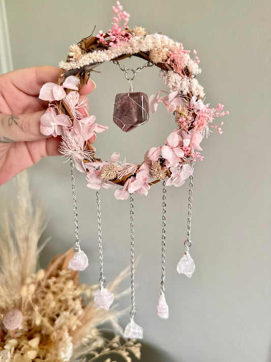 10cm Garden Quartz Wreath