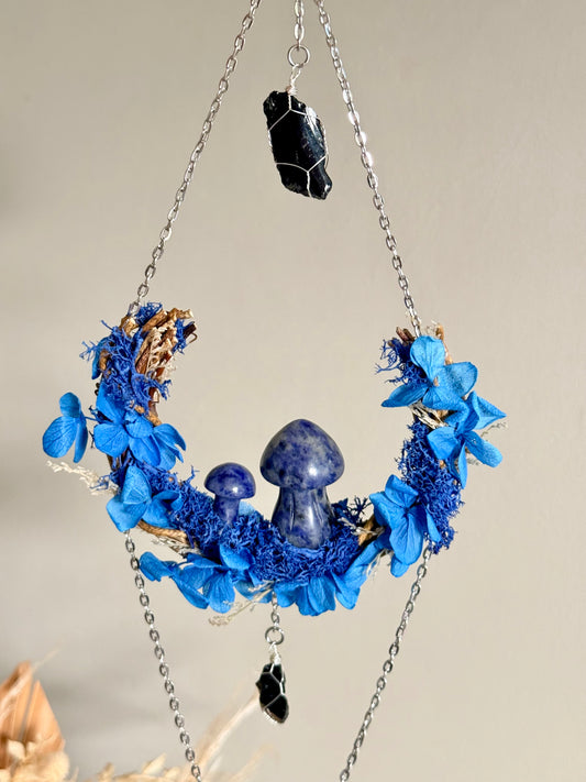 10cm Sodalite Mushroom Wreath