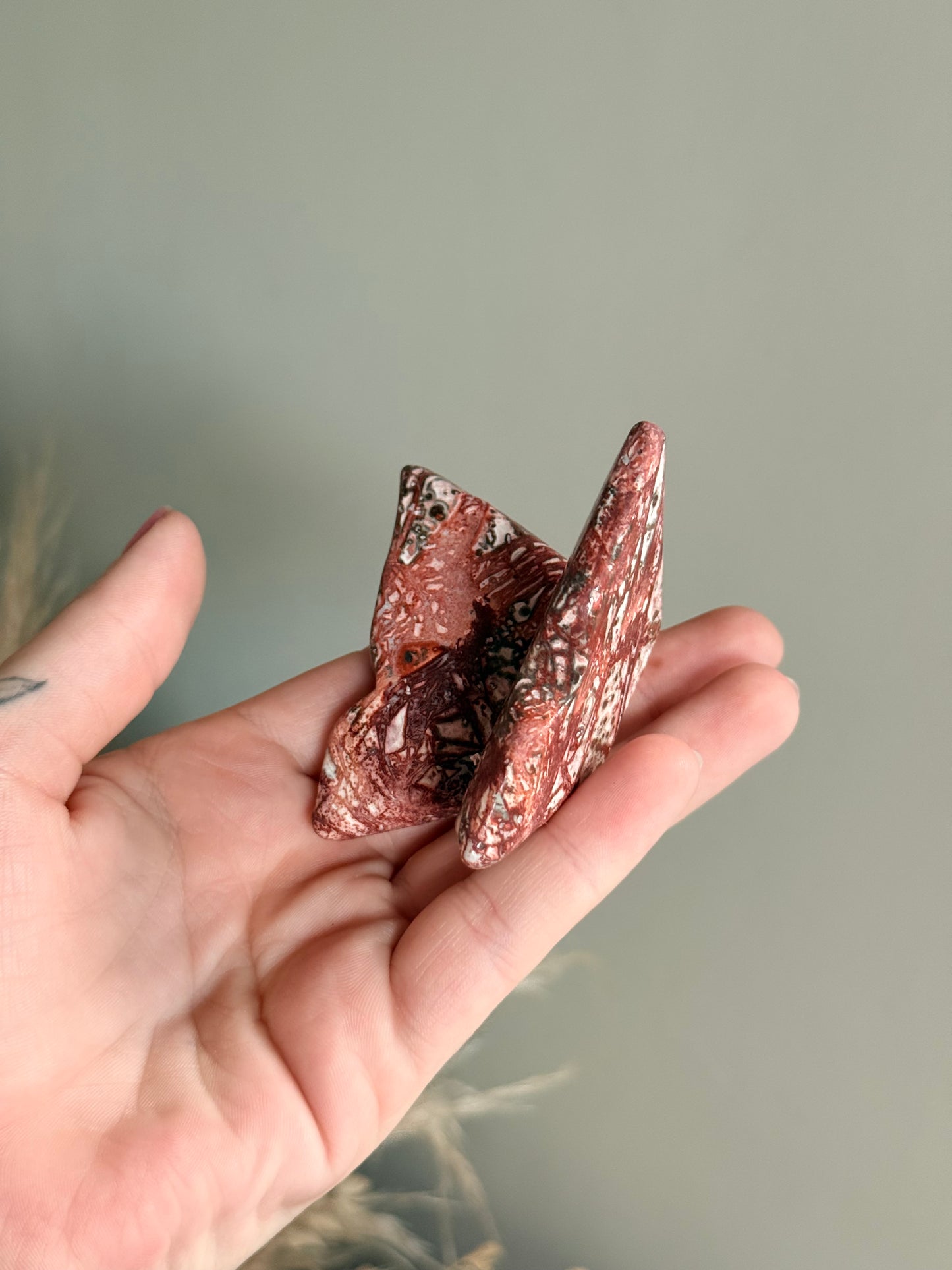 Red Jasper Butterfly