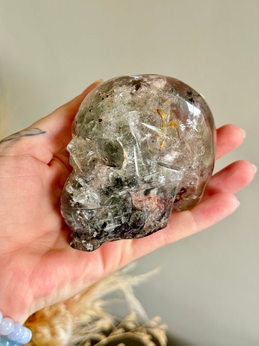 Garden Quartz Skull