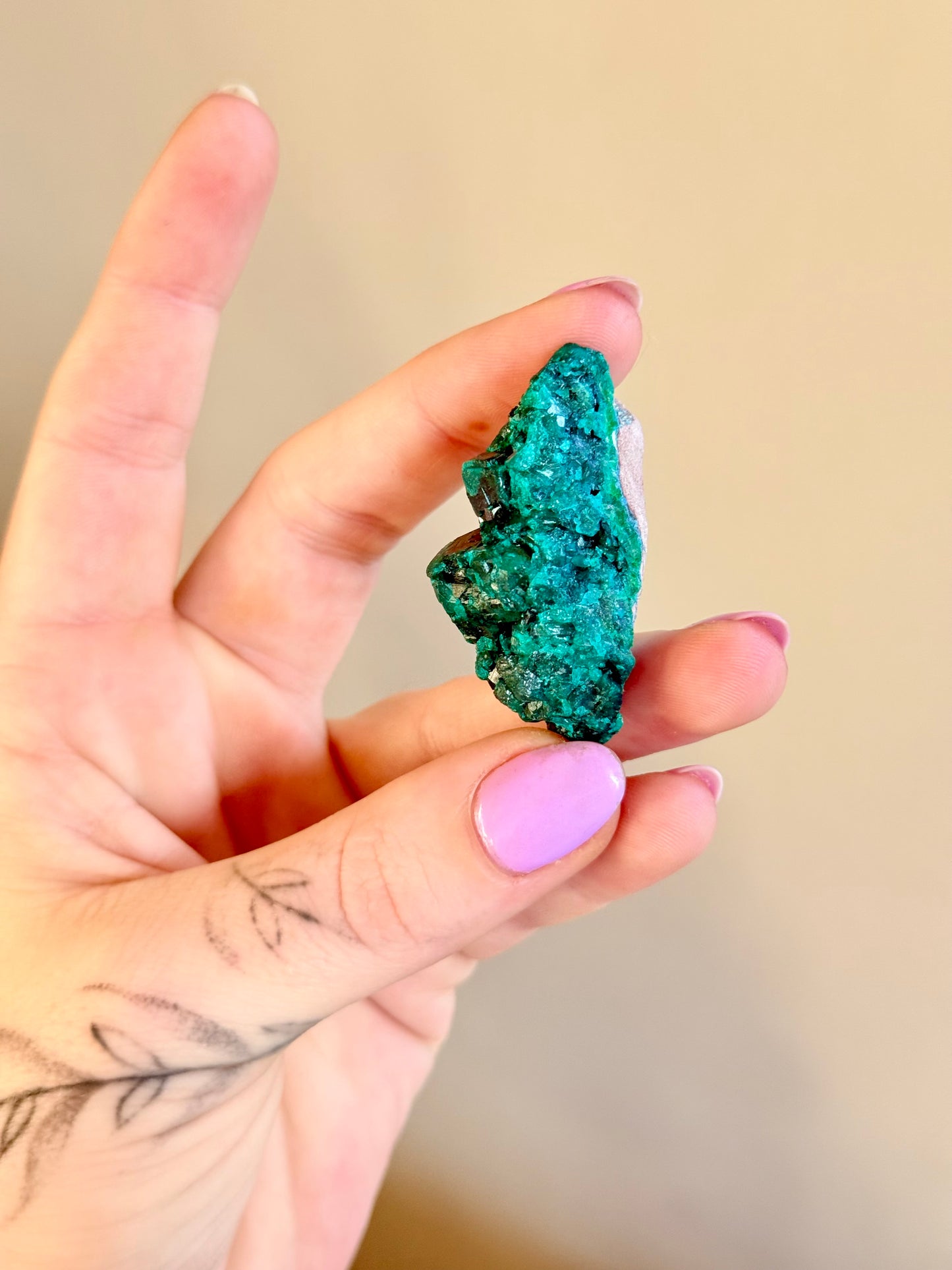 Raw Dioptase