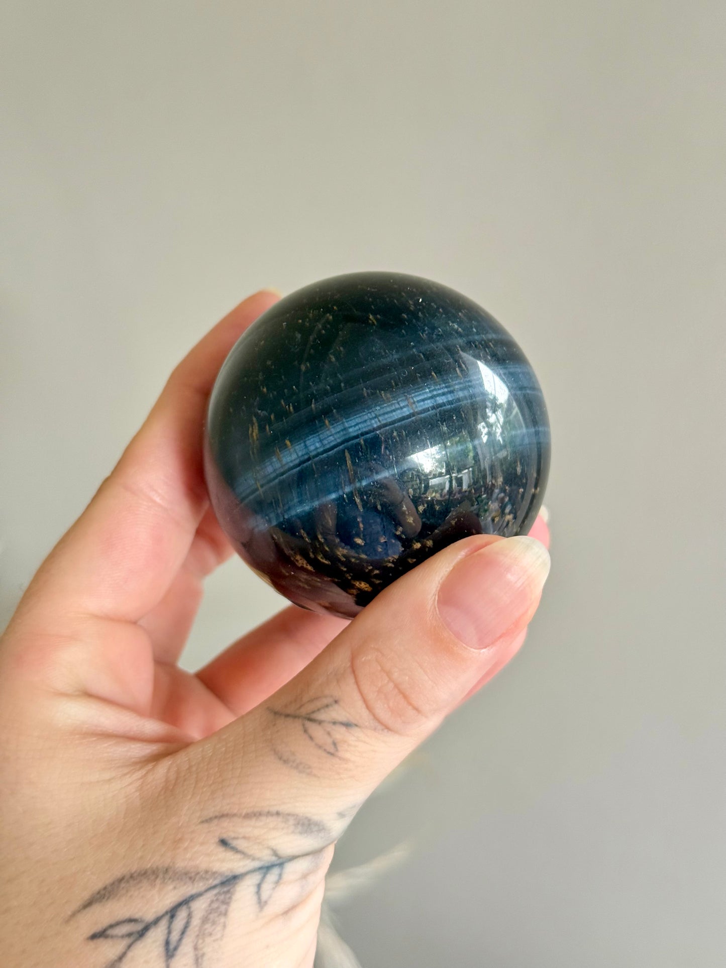 Blue Tigers Eye Sphere