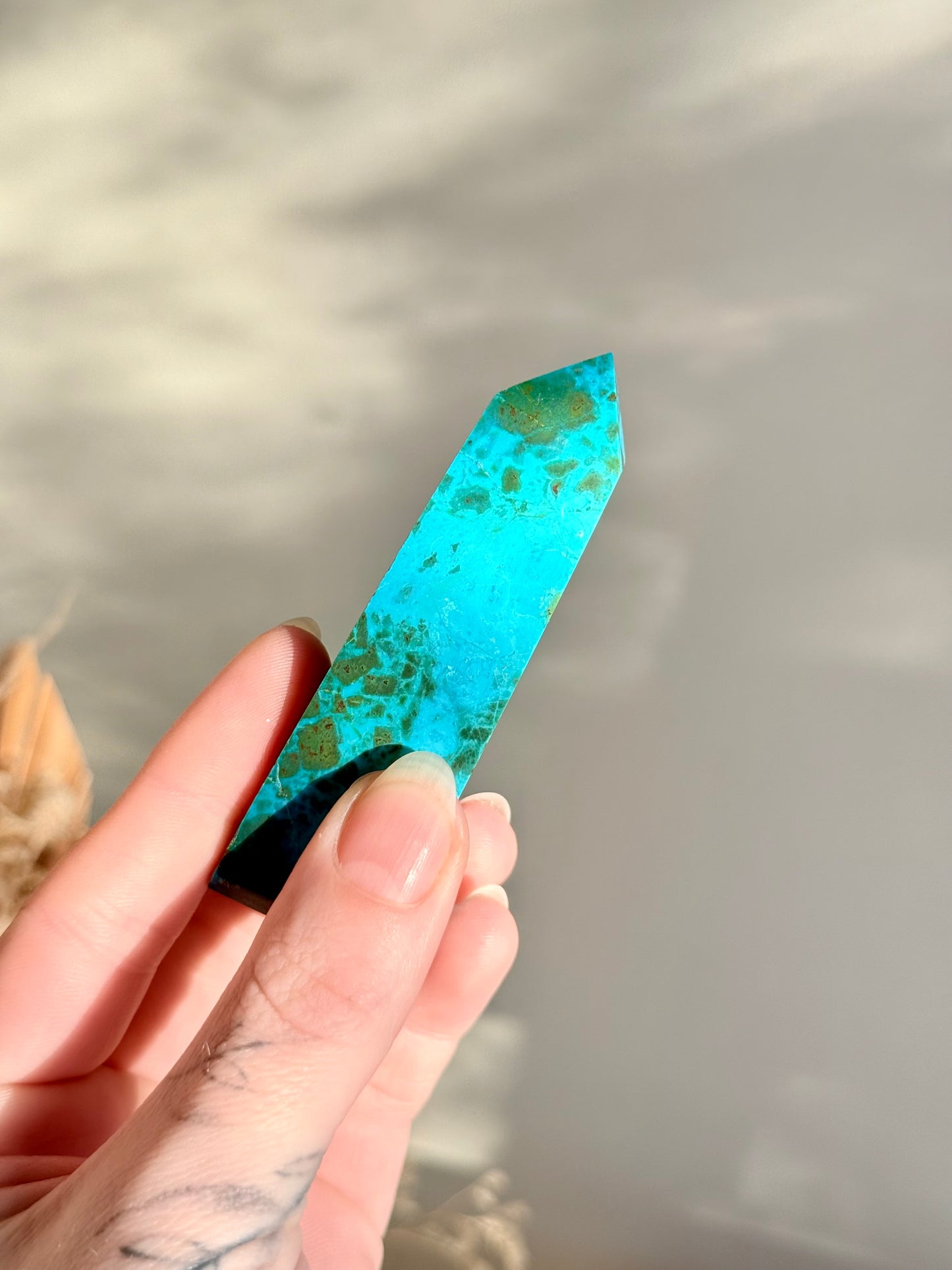 Chrysocolla and Malachite Point