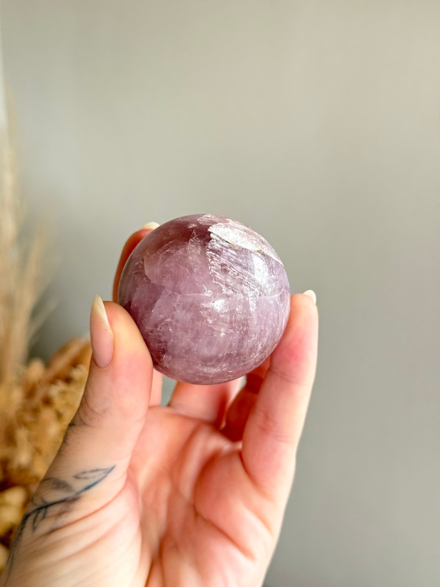 Pink Purple Tourmaline Sphere