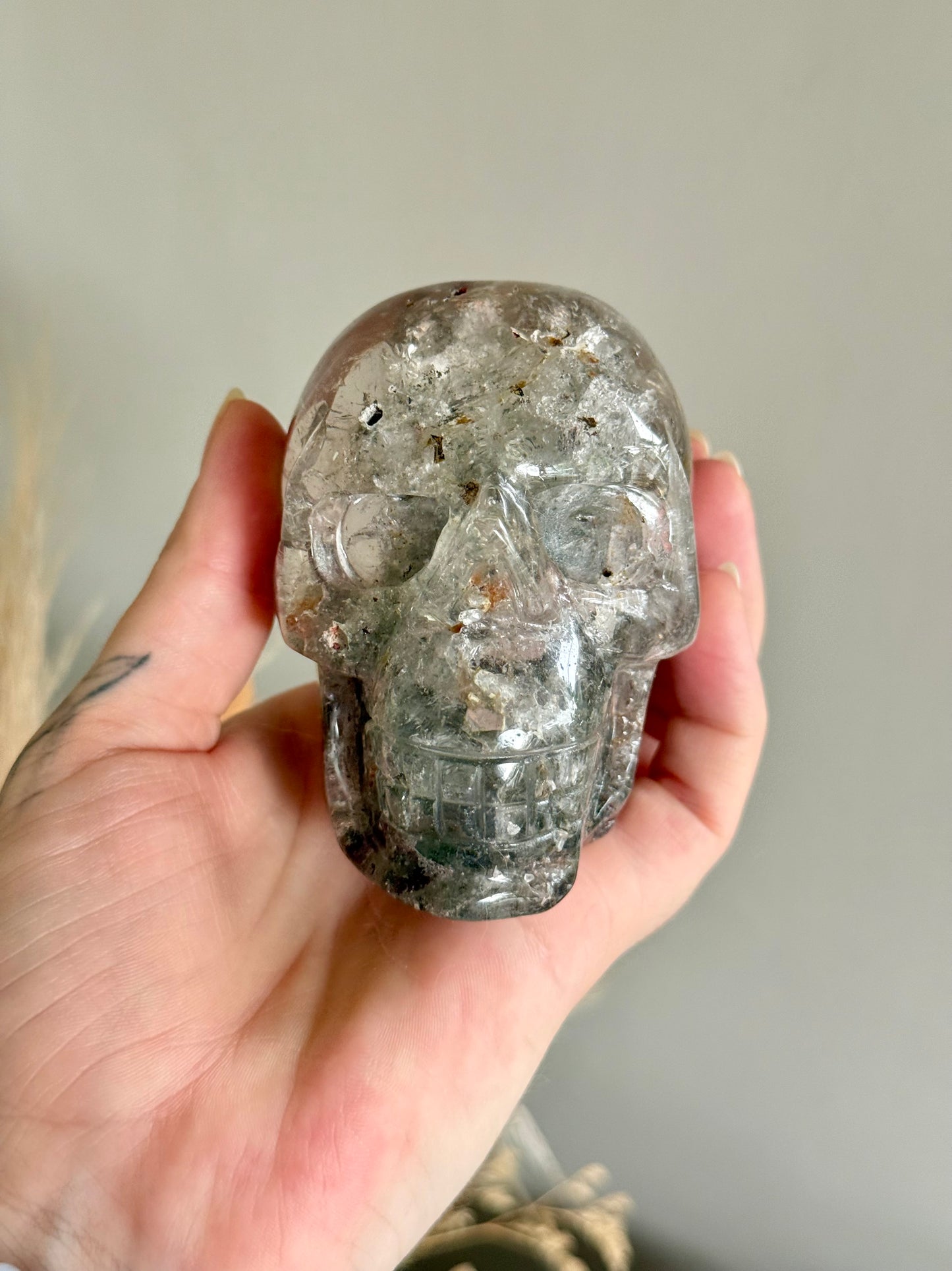 Garden Quartz Skull