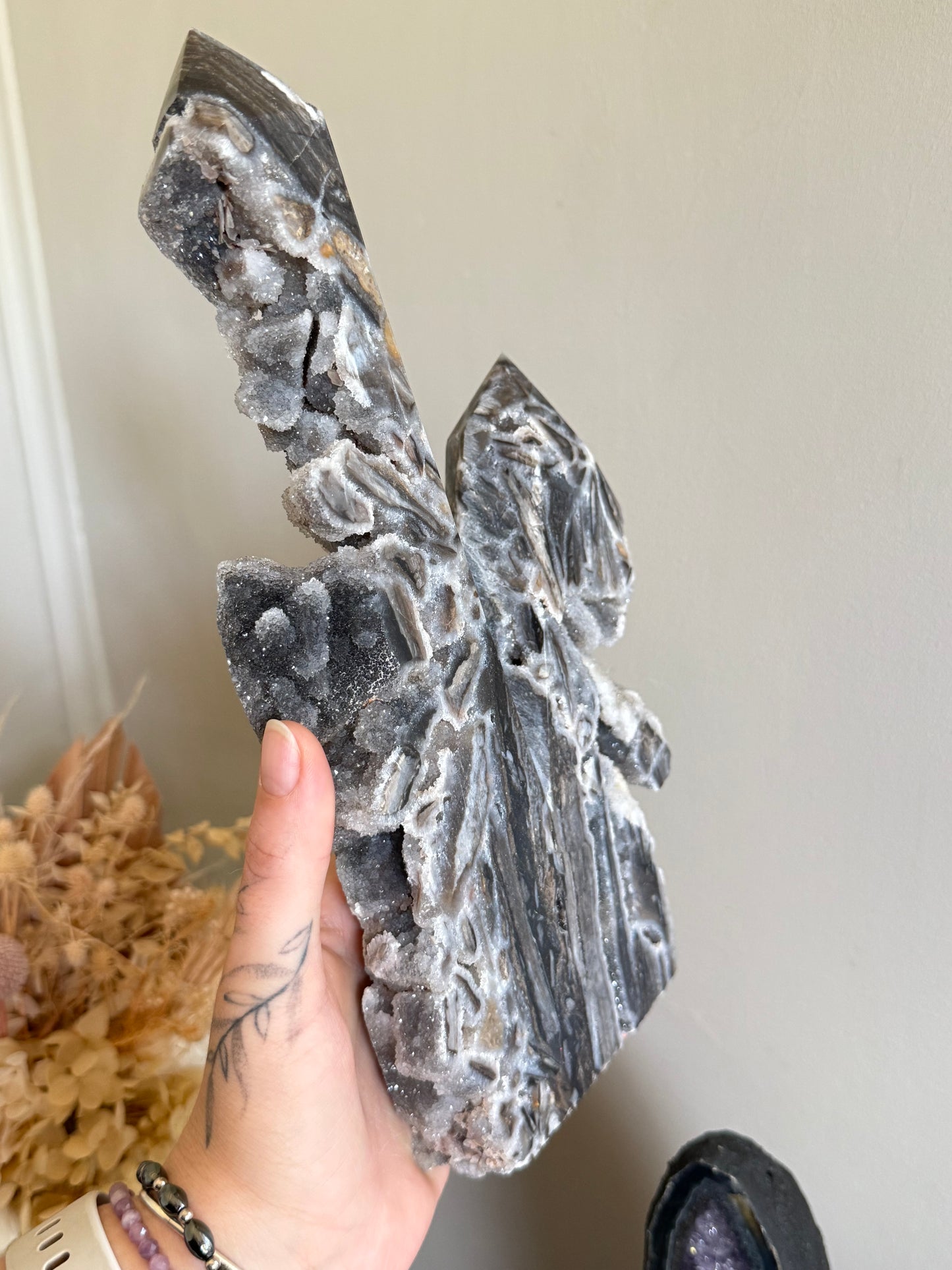 Druzy Sphalerite Double Point
