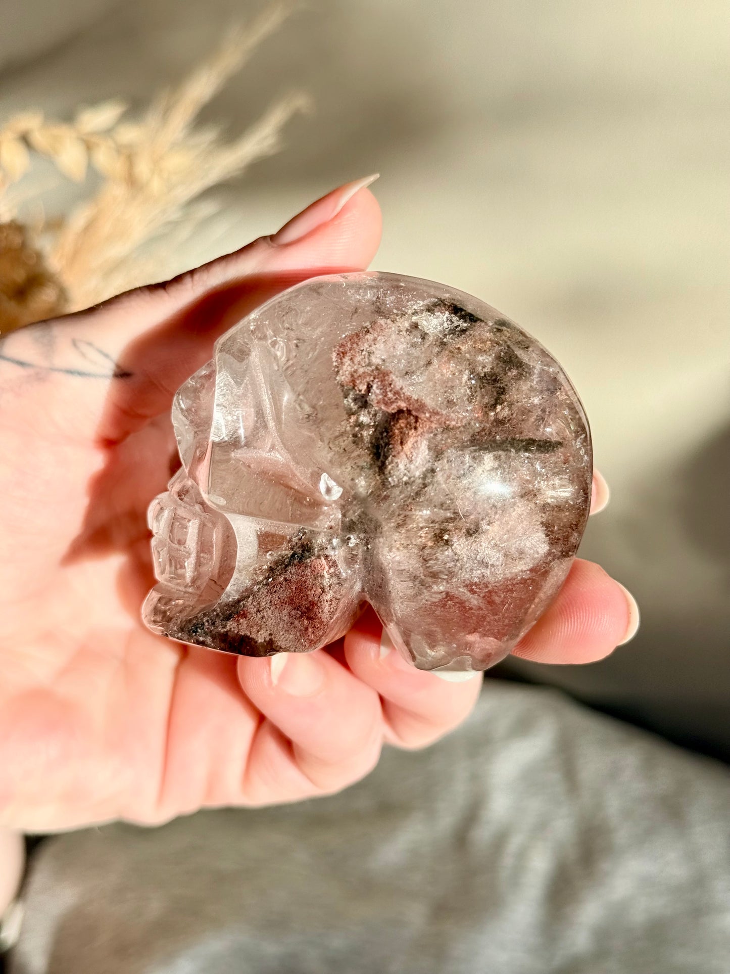 Garden Quartz Skull