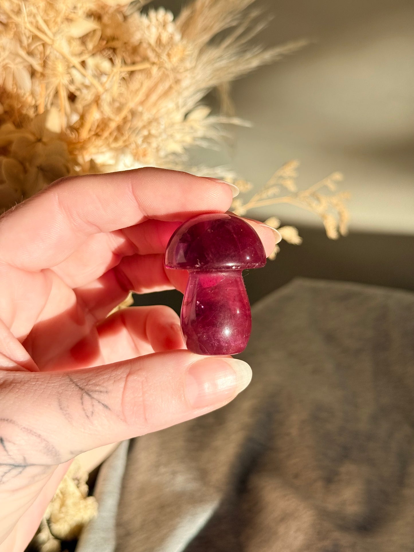 Fluorite Mushroom