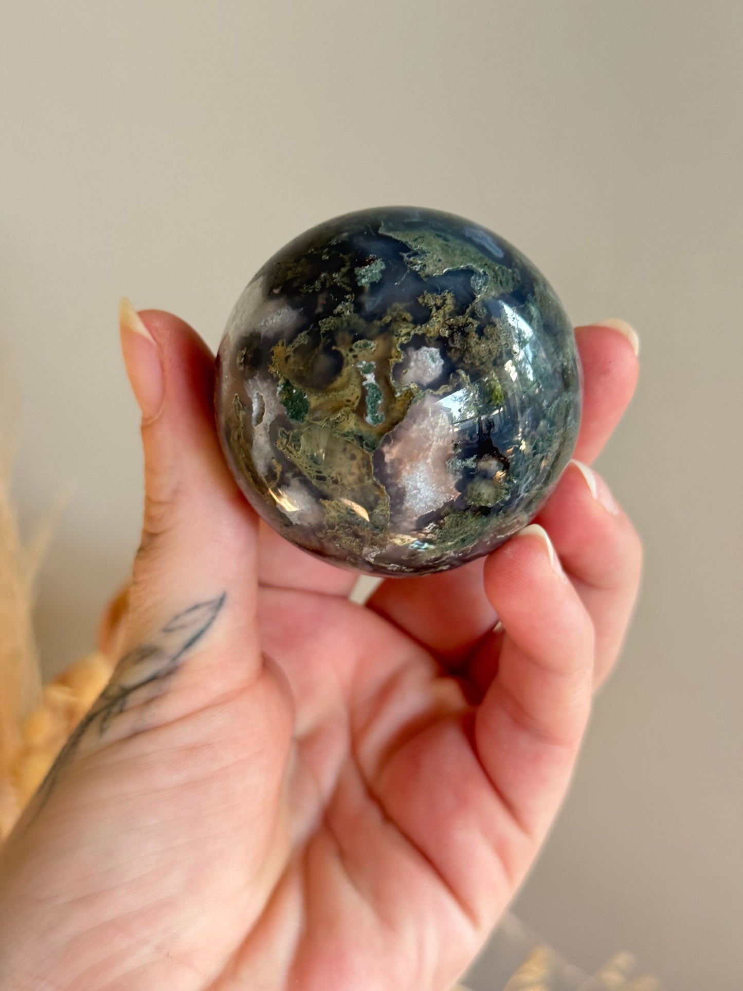 Moss Agate Sphere
