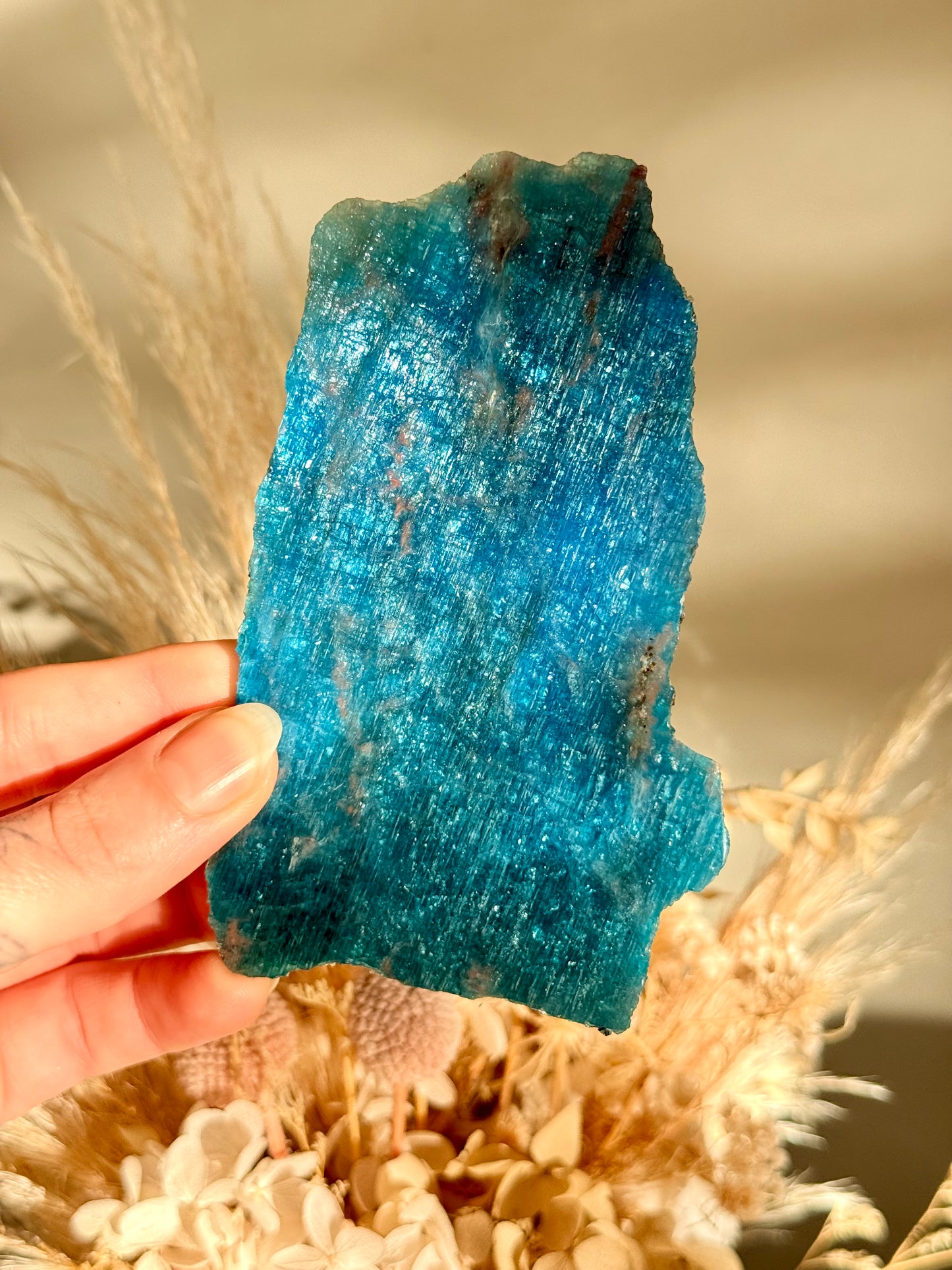 Blue Apatite Slab