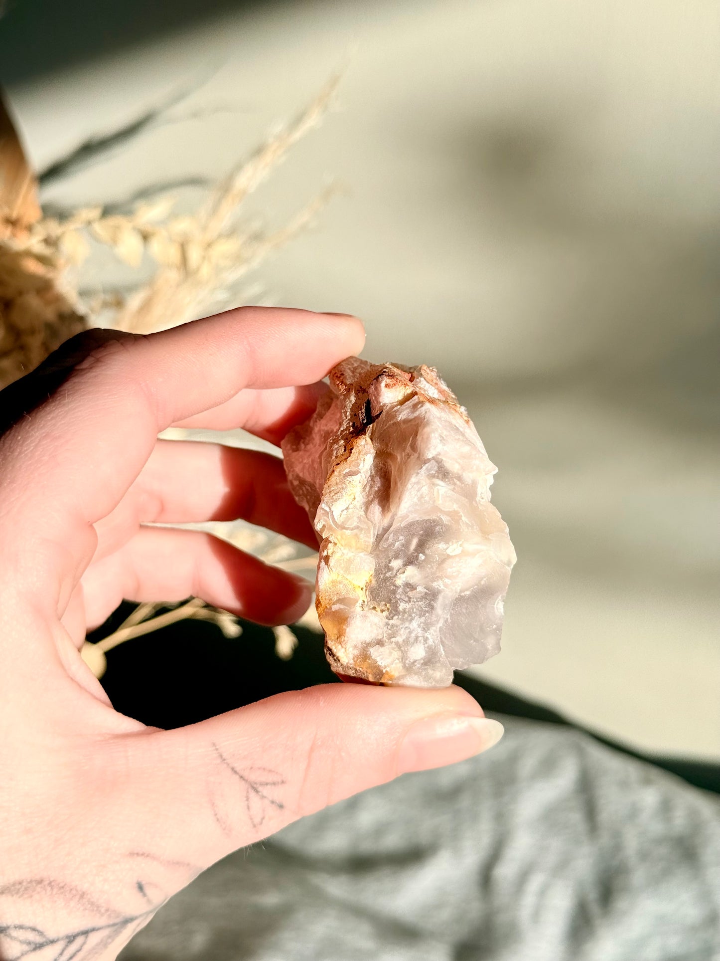 Raw Flower Agate