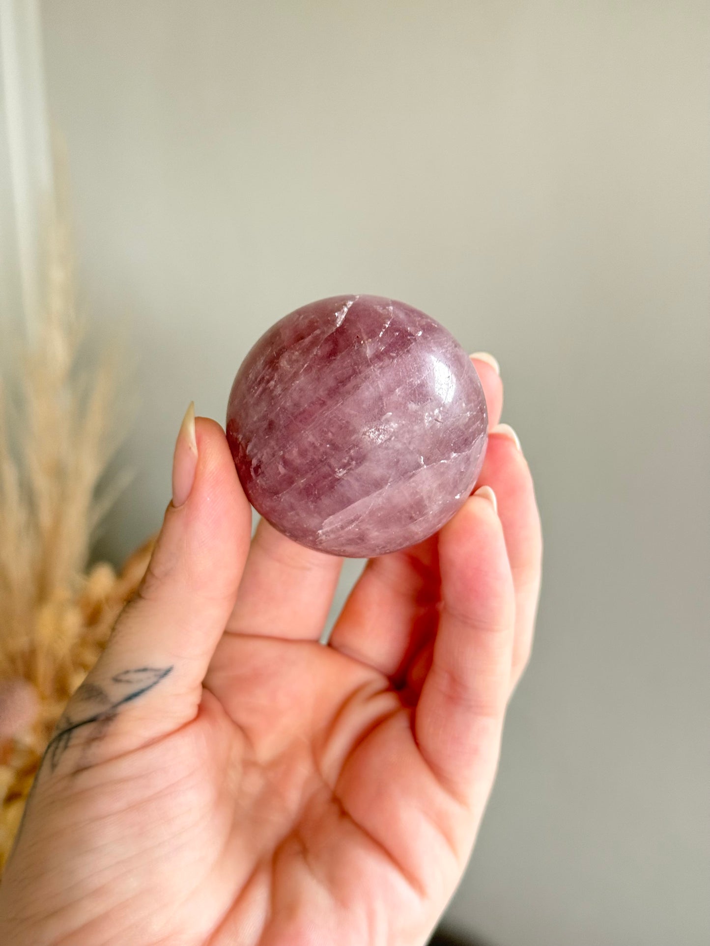 Pink Purple Tourmaline Sphere