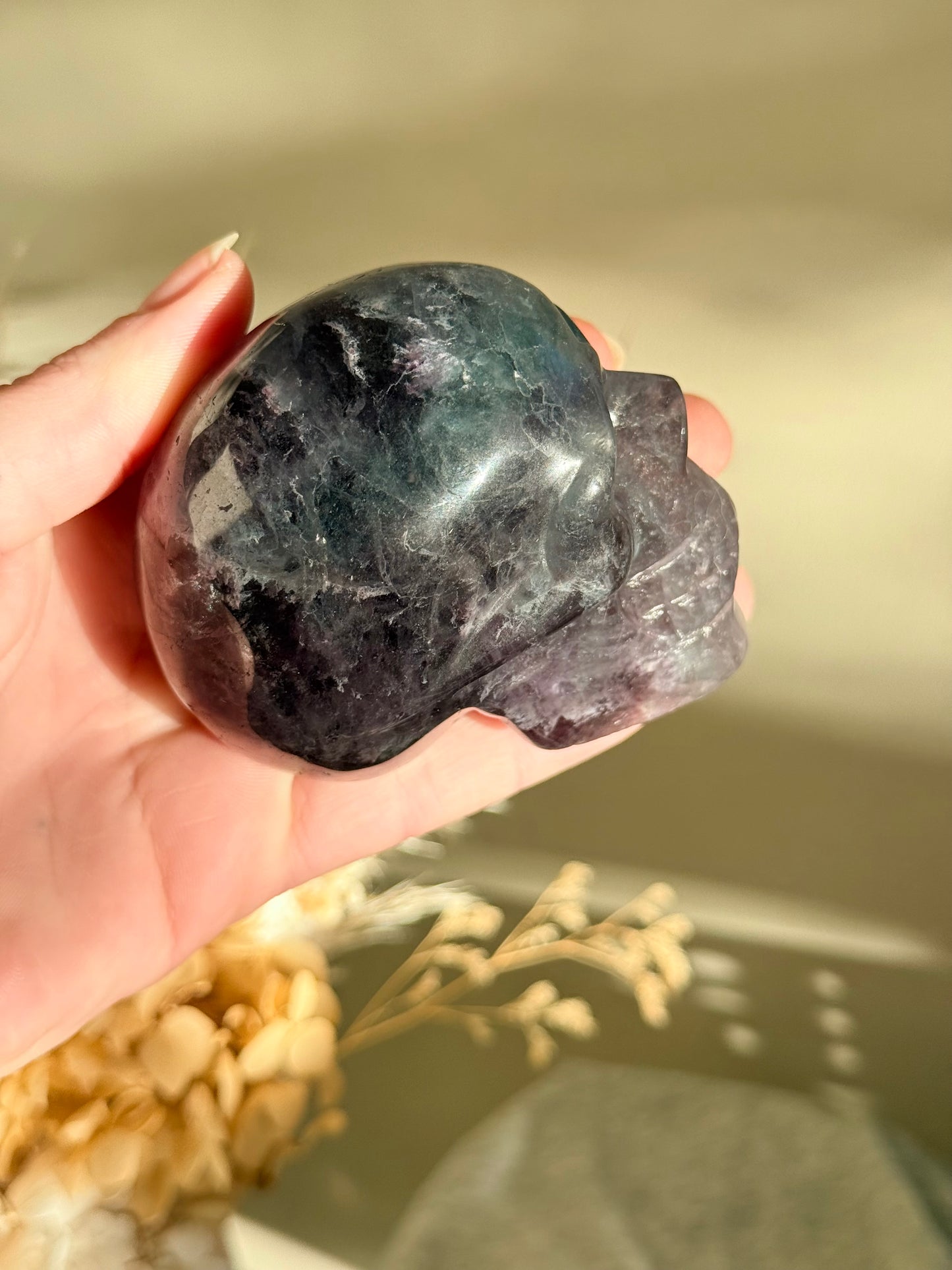 Fluorite Skull