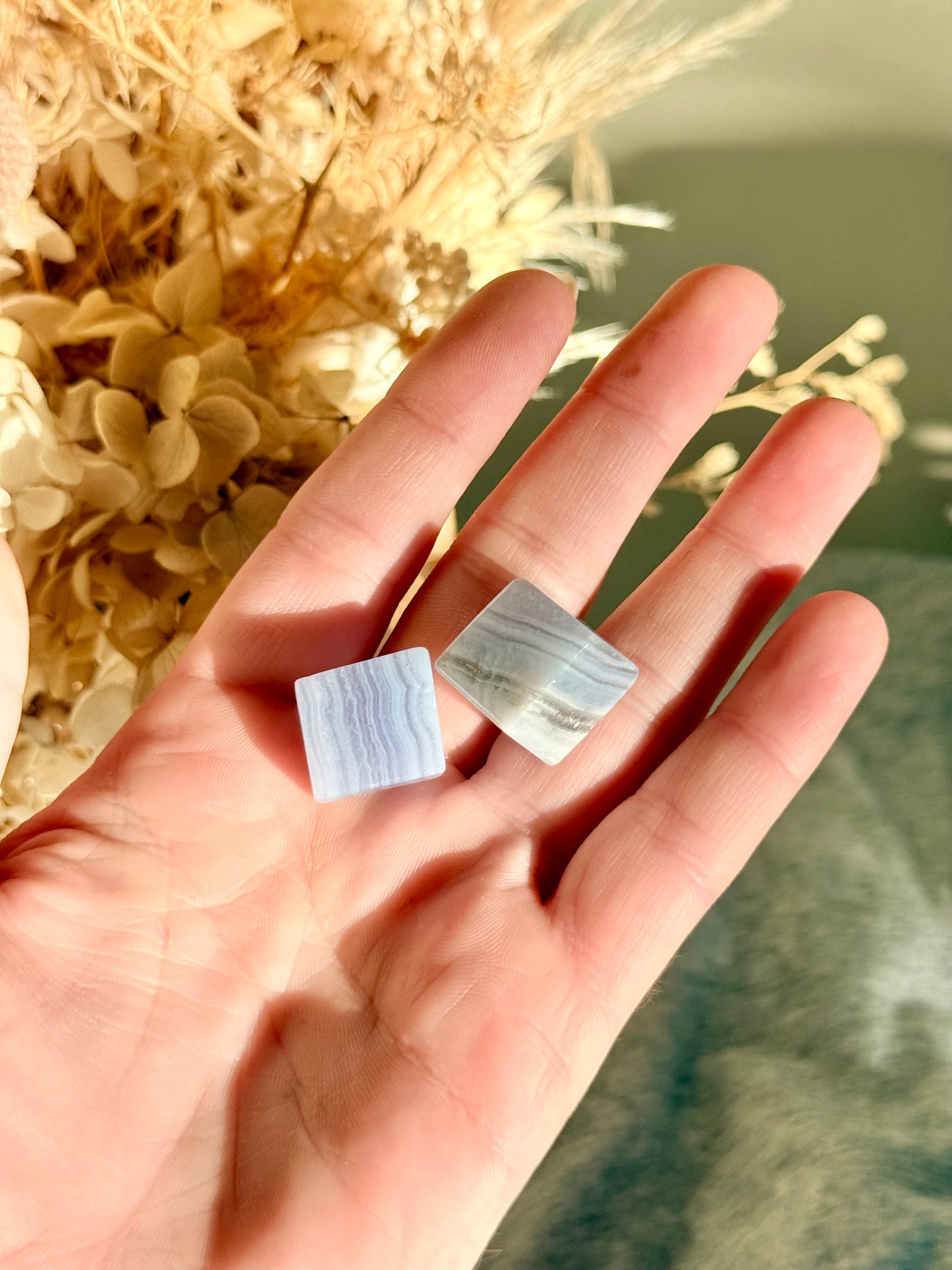 Blue Lace Agate Cube