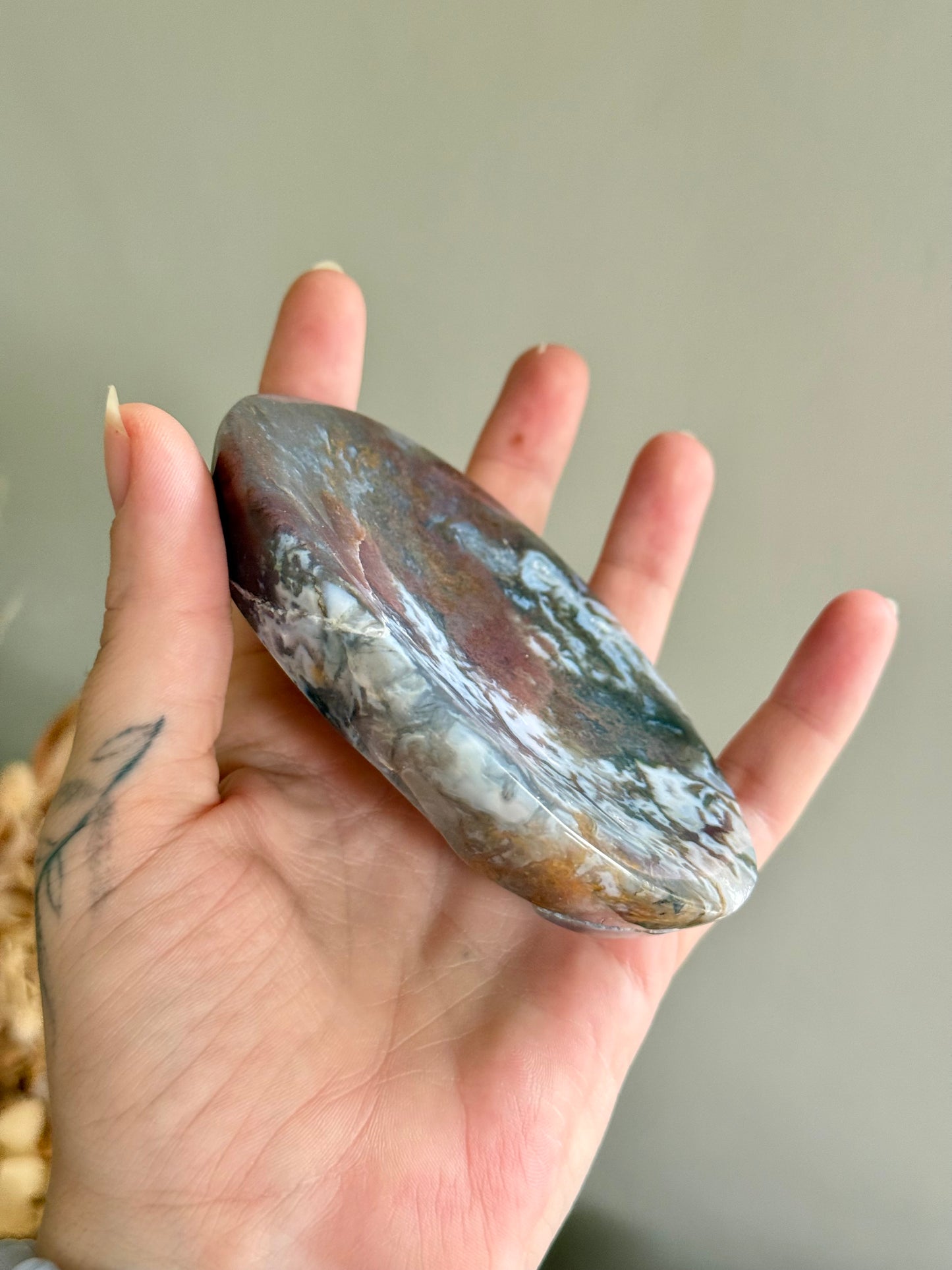 Moss Agate Bowl